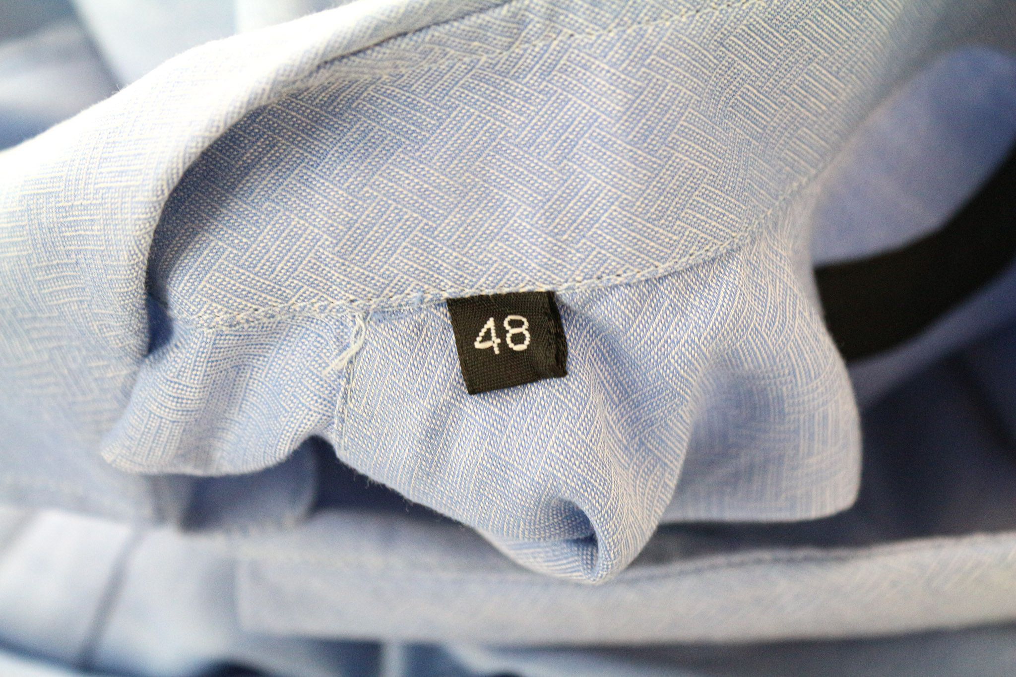 John Richmond EU48 Blue Cotton Short Sleeve Shirt 75173 Size US XXL / EU 58 / 5 - 7 Thumbnail