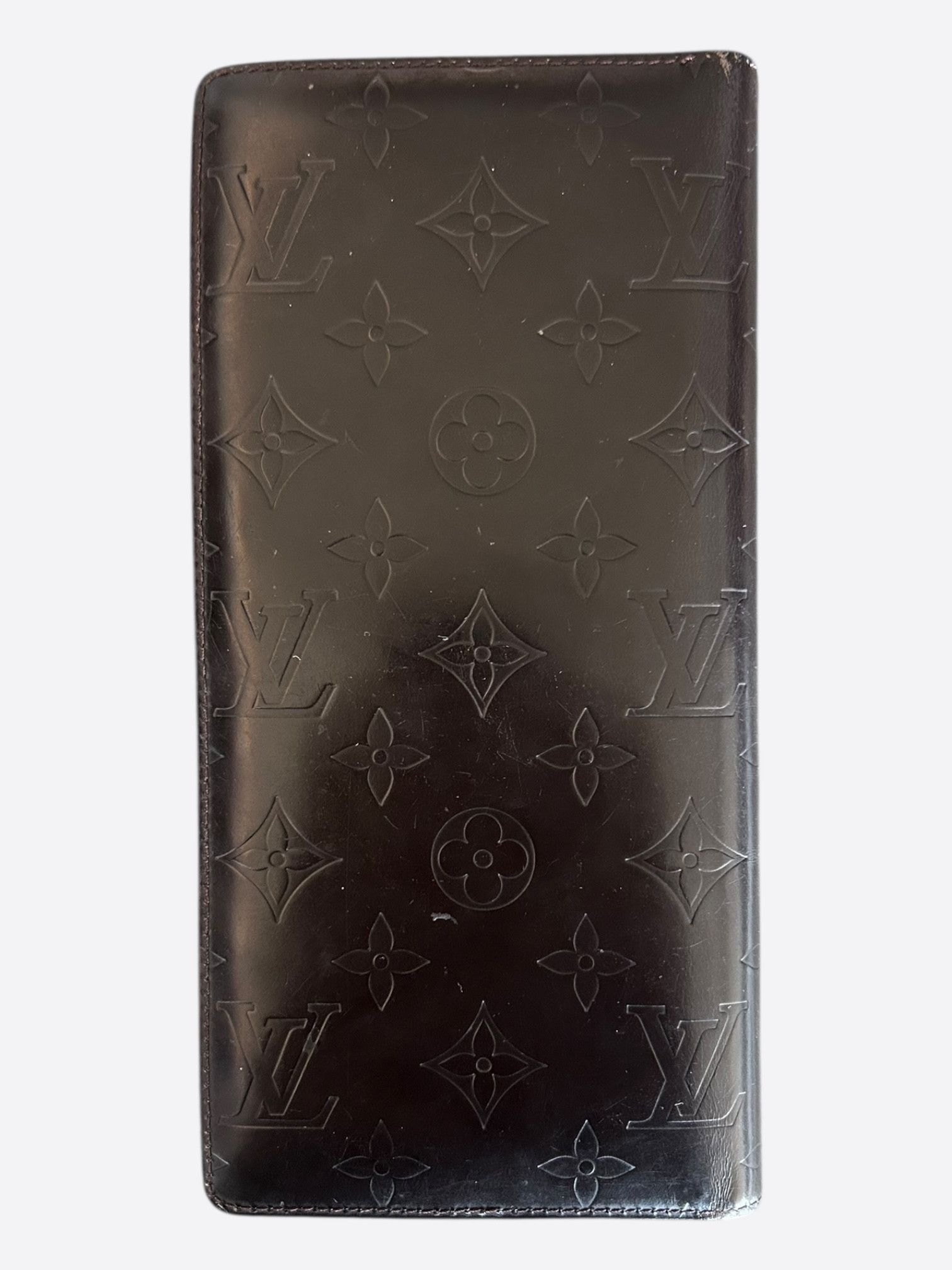 Louis Vuitton Louis Vuitton Black Vernis Monogram Brazza Wallet Size ONE SIZE - 2 Thumbnail
