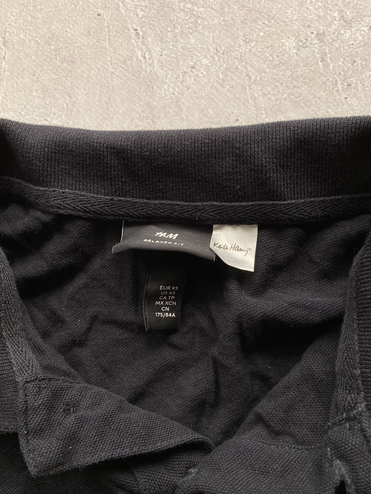 H&M × Keith Haring H&M x Keith Haring Polo Shirt Limited Edition Rare Black Size US S / EU 44-46 / 1 - 3 Thumbnail
