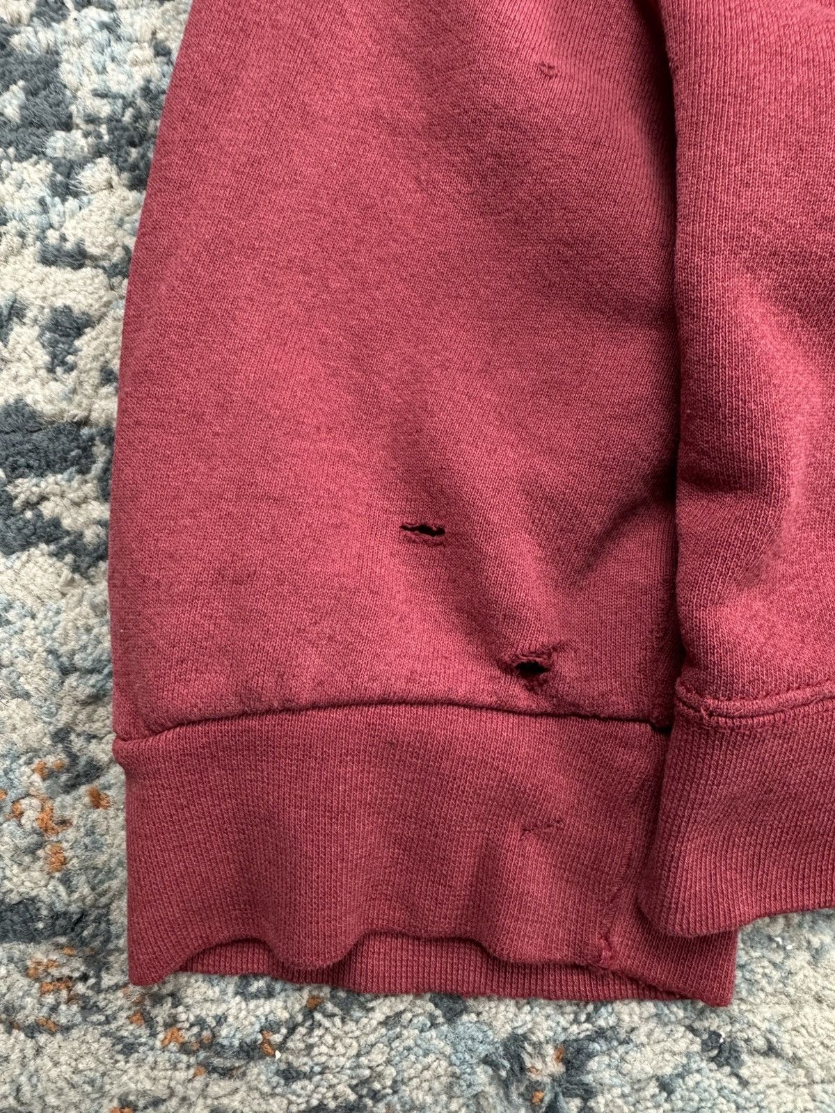 Nike × Vintage Vintage 90s Nike center swoosh super baggy distressed hoodie Size US XL / EU 56 / 4 - 7 Thumbnail