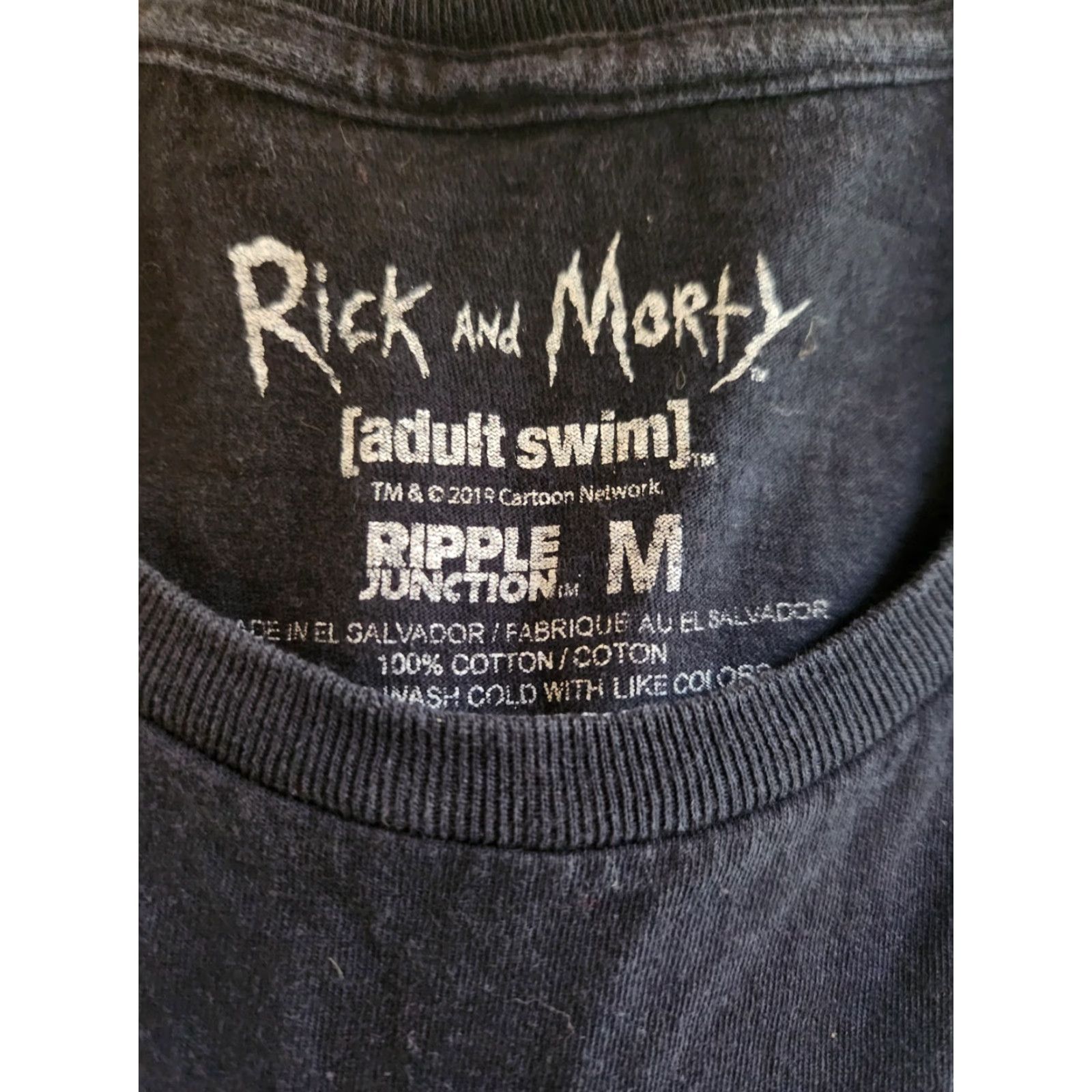 Ripple Junction Ripple Junction Mens Rick & Morty Pickle Rick Graphic T-Shirt Tee Black M Size US M / EU 48-50 / 2 - 3 Thumbnail