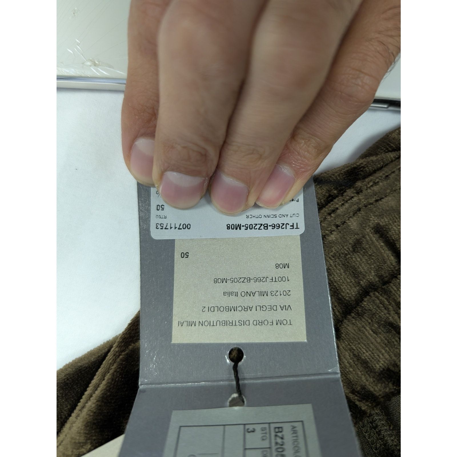 Tom Ford o1rshd1 Cut and Swen Trouser Sweatpants / Joggers in Brown Size US 34 / EU 50 - 20 Thumbnail