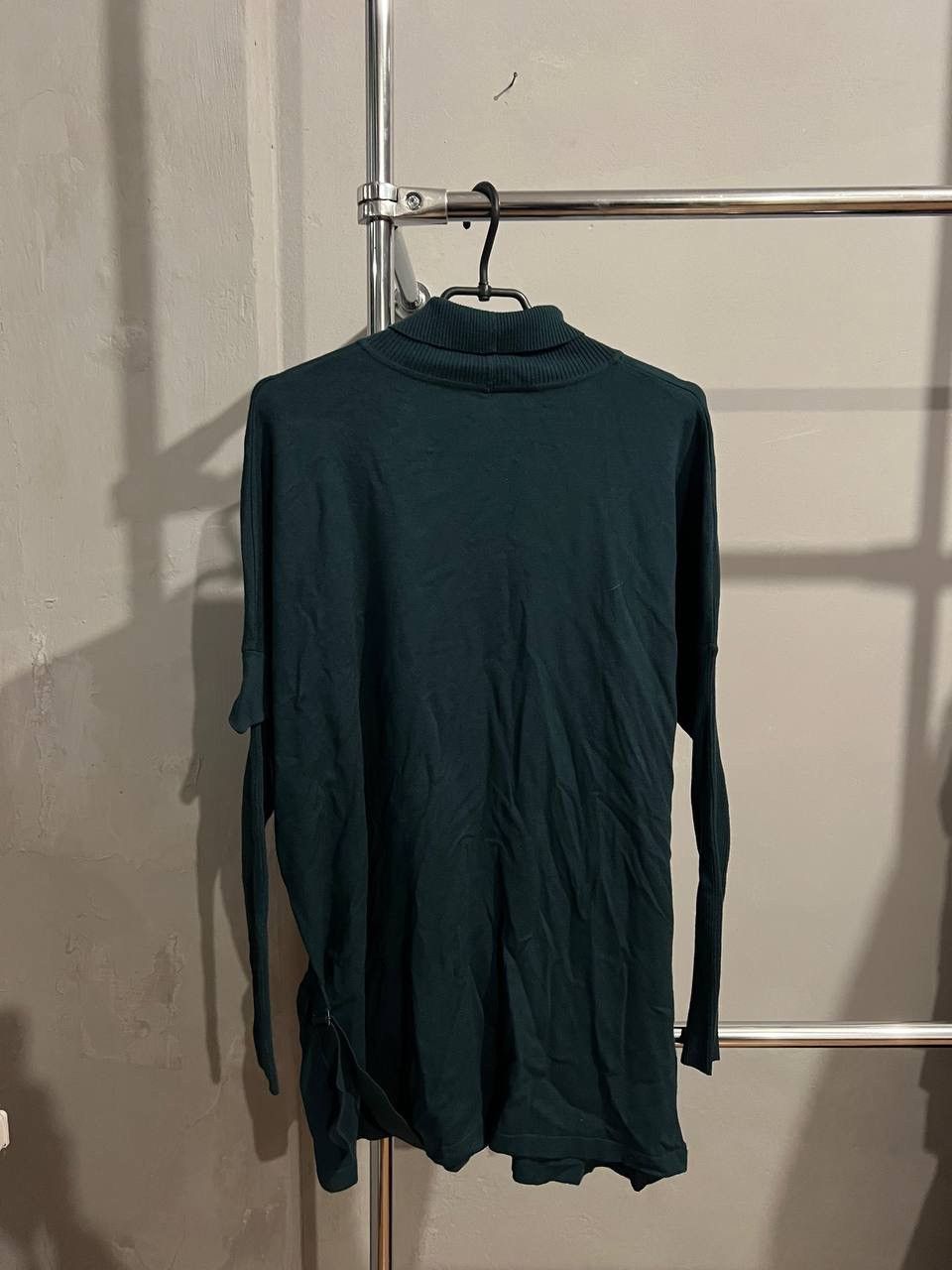 Annette Gortz ANNETTE GORTZ GREEN ASYMMETRICAL DRESS SWEATER JULPER SIZE S Size S / US 4 / IT 40 - 12 Thumbnail