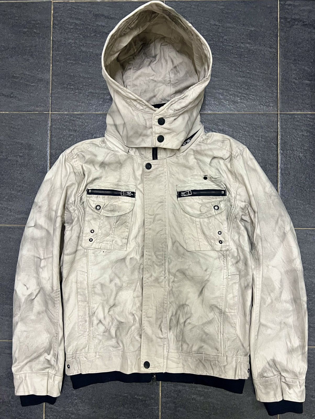 If Six Was Nine Y2K In The Attic Smoke Design Jacket Size US L / EU 52-54 / 3 - 17 Thumbnail