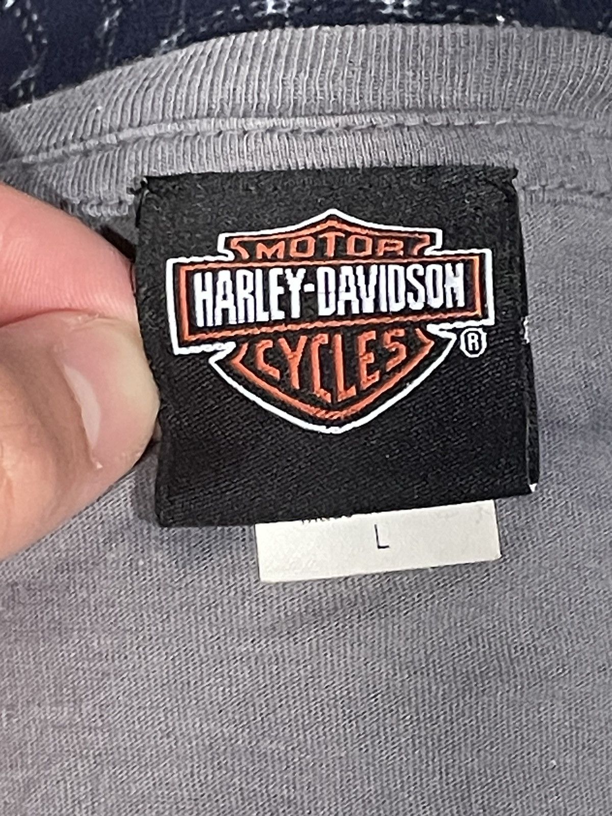 Harley Davidson × Vintage Tombstone Harley Davidson Motorcycle Tee Size US L / EU 52-54 / 3 - 3 Thumbnail