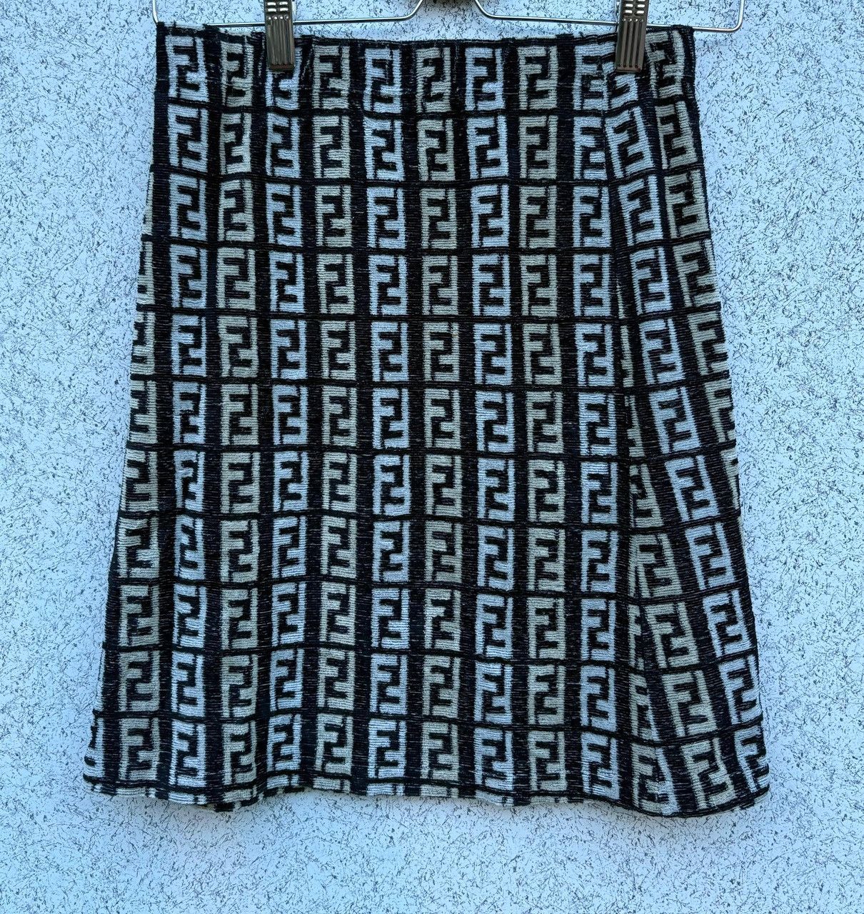 Fendi Vintage Fendi Monogram Skirt Size 26" / US 2 / IT 38 - 1 Thumbnail
