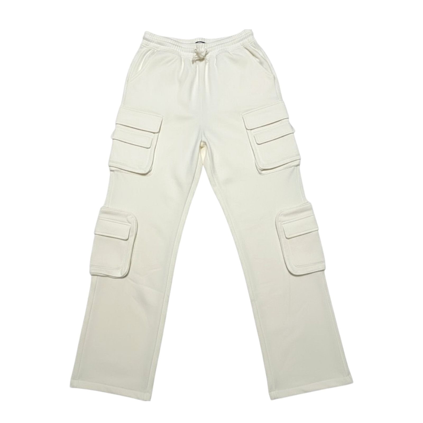 Other Publik Brand Stacked Fleece Pants Mens 2XL White Cargo Size US 36 / EU 52 - 2 Thumbnail
