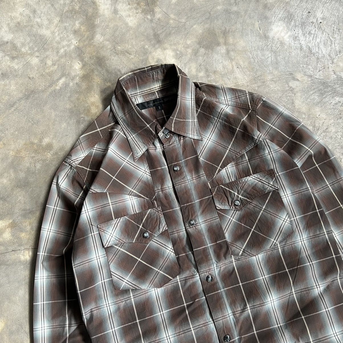 If Six Was Nine 2000s Schlussel Western Plaid Long Sleeve Button up Shirt Size US L / EU 52-54 / 3 - 3 Thumbnail