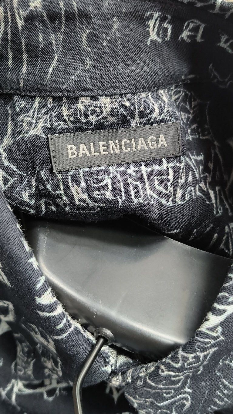 Balenciaga Balenciaga DIY Metal Logo Print Shirt Size US M / EU 48-50 / 2 - 3 Thumbnail