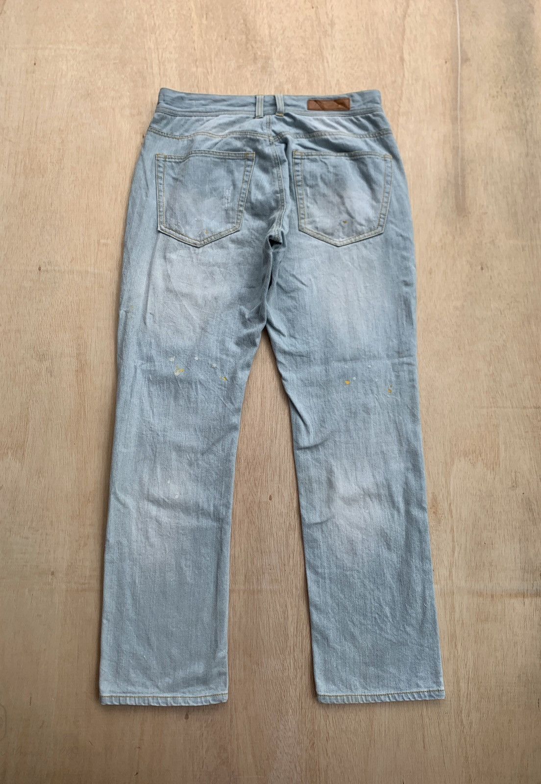 Issey Miyake × Japanese Brand × Tete Homme Tete Homme Distressed Denim Jeans Size US 33 - 3 Thumbnail