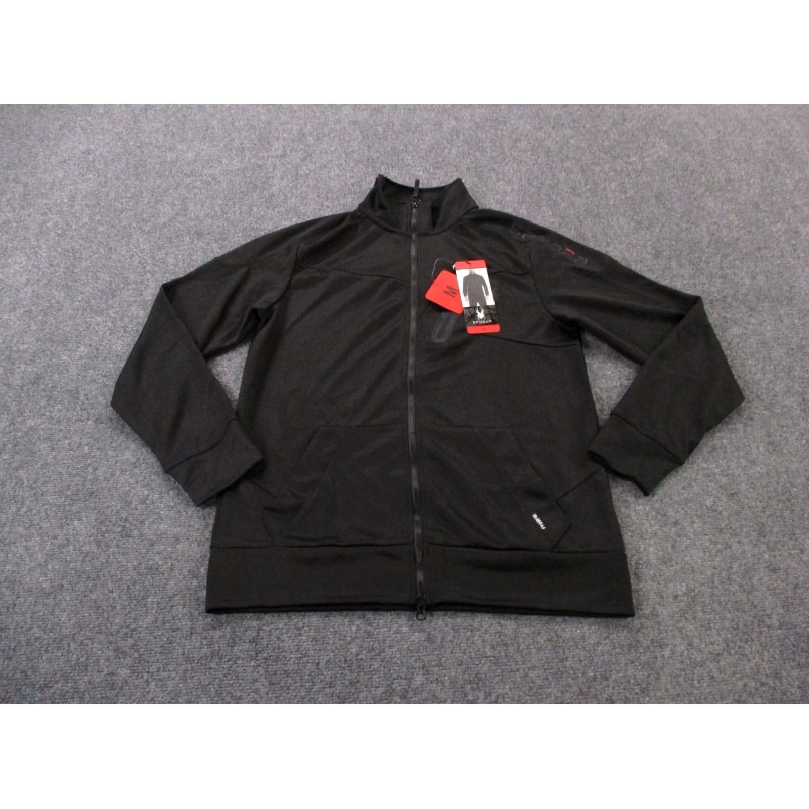 Spyder Spyder Jacket Mens M Black Active Performance Athletic Outdoor Stretch Track NEW Size US M / EU 48-50 / 2 - 2 Thumbnail