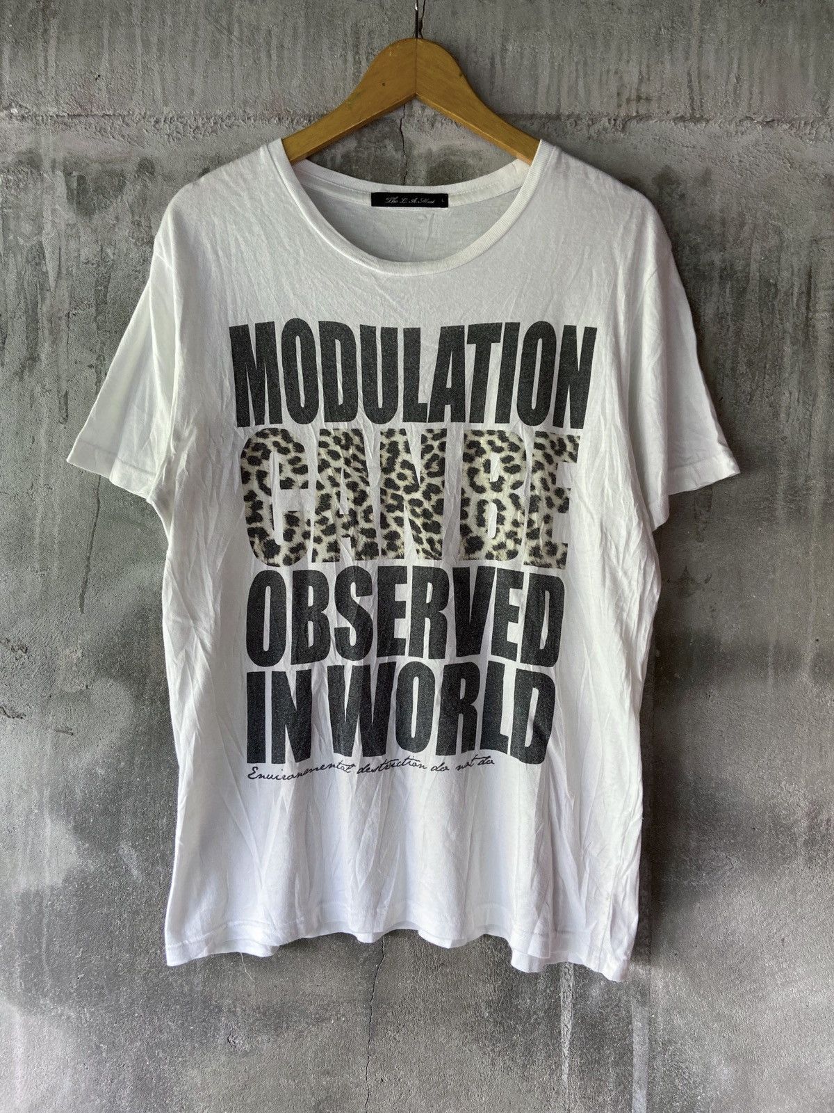 Beauty Beast × Hysteric Glamour × Japanese Brand MODULATION CAN BE OBSERVED IN WORLD LEOPARD DESIGN TEE Size US L / EU 52-54 / 3 - 1 Thumbnail