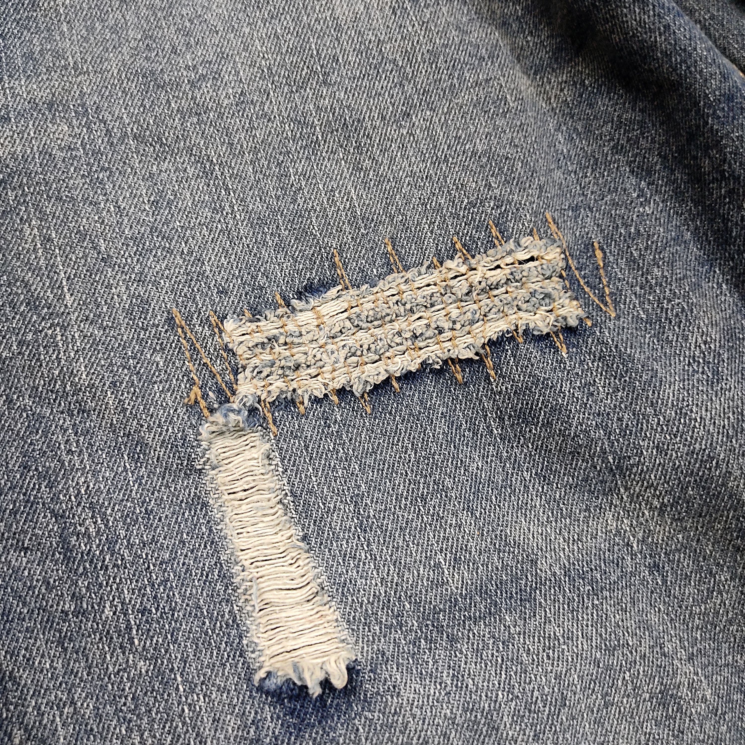 If Six Was Nine If6Was9 Zero San Double Waist Distressed Denim Pants Size US 32 / EU 48 - 8 Thumbnail