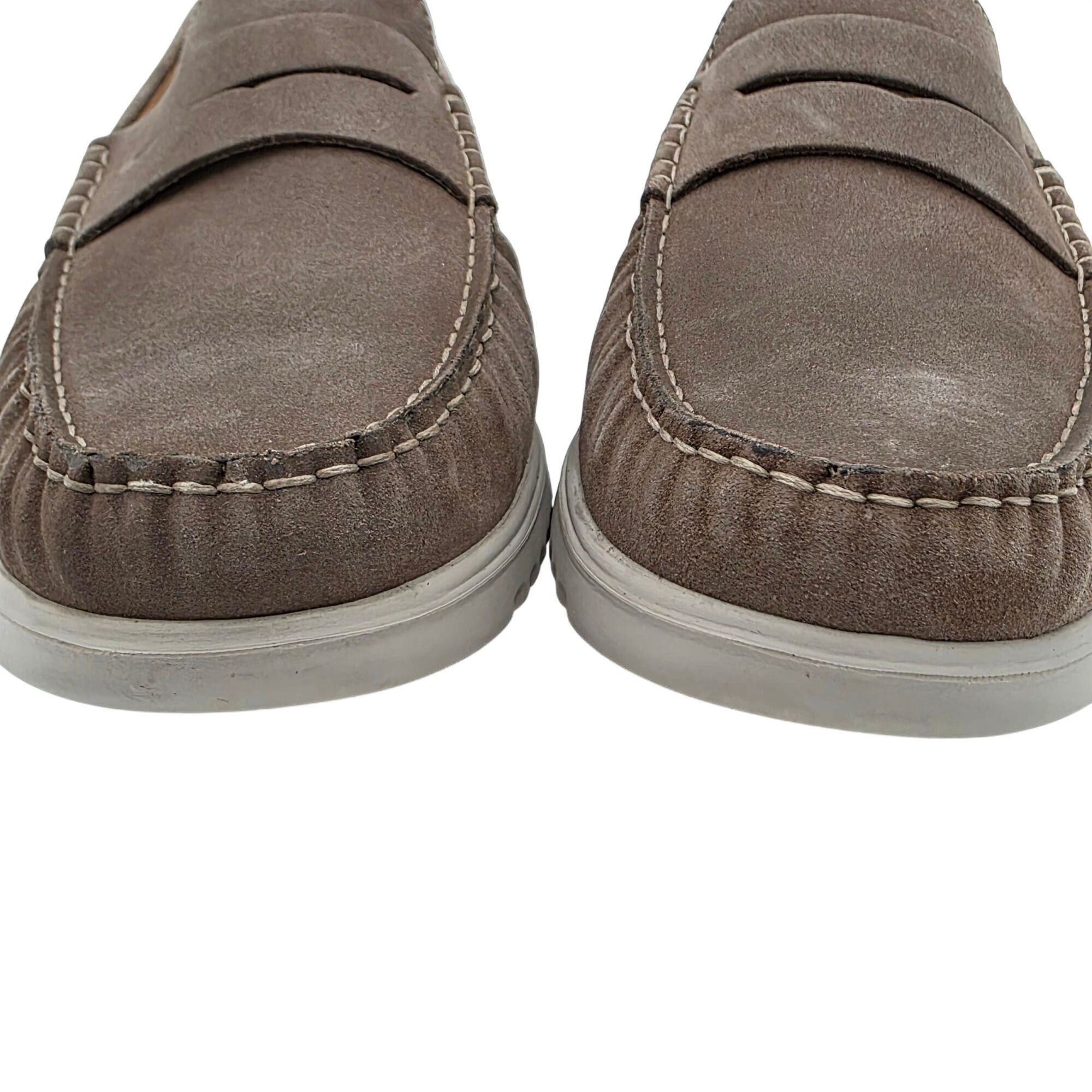Mephisto Worn once? Mephisto AirJet Men 10.5 Casual Shoes Suede Taupe Size US 10.5 / EU 43-44 - 13 Thumbnail