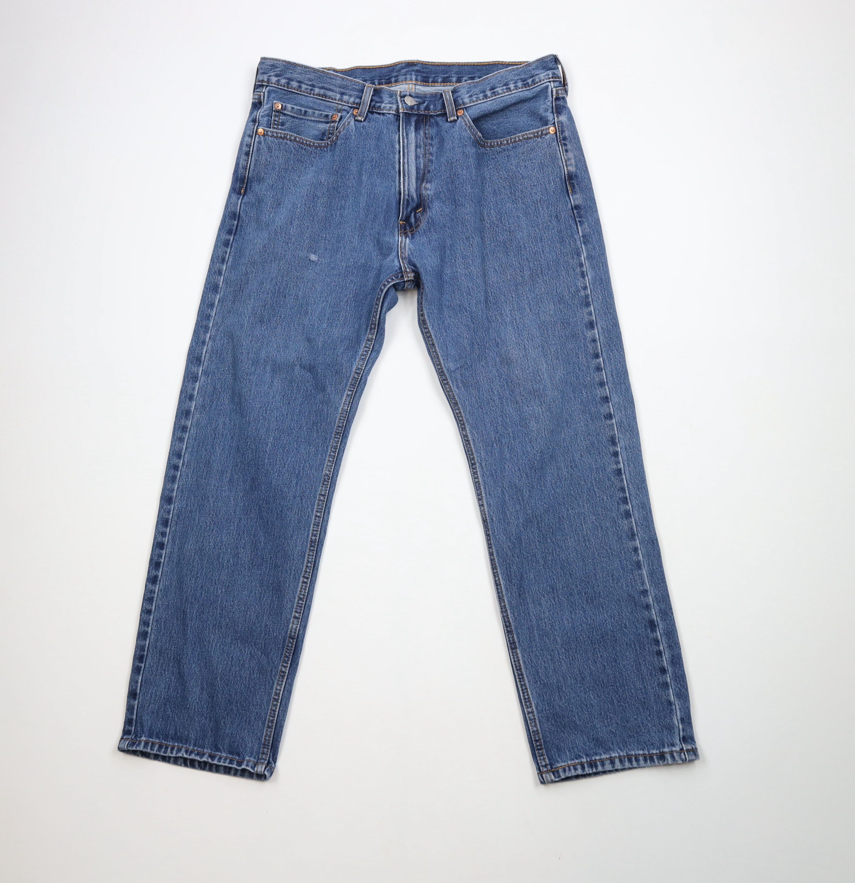 Levi's × Vintage Vintage Y2K Levis 505 Regular Fit Denim Jeans Blue Cotton Size US 36 / EU 52 - 1 Thumbnail
