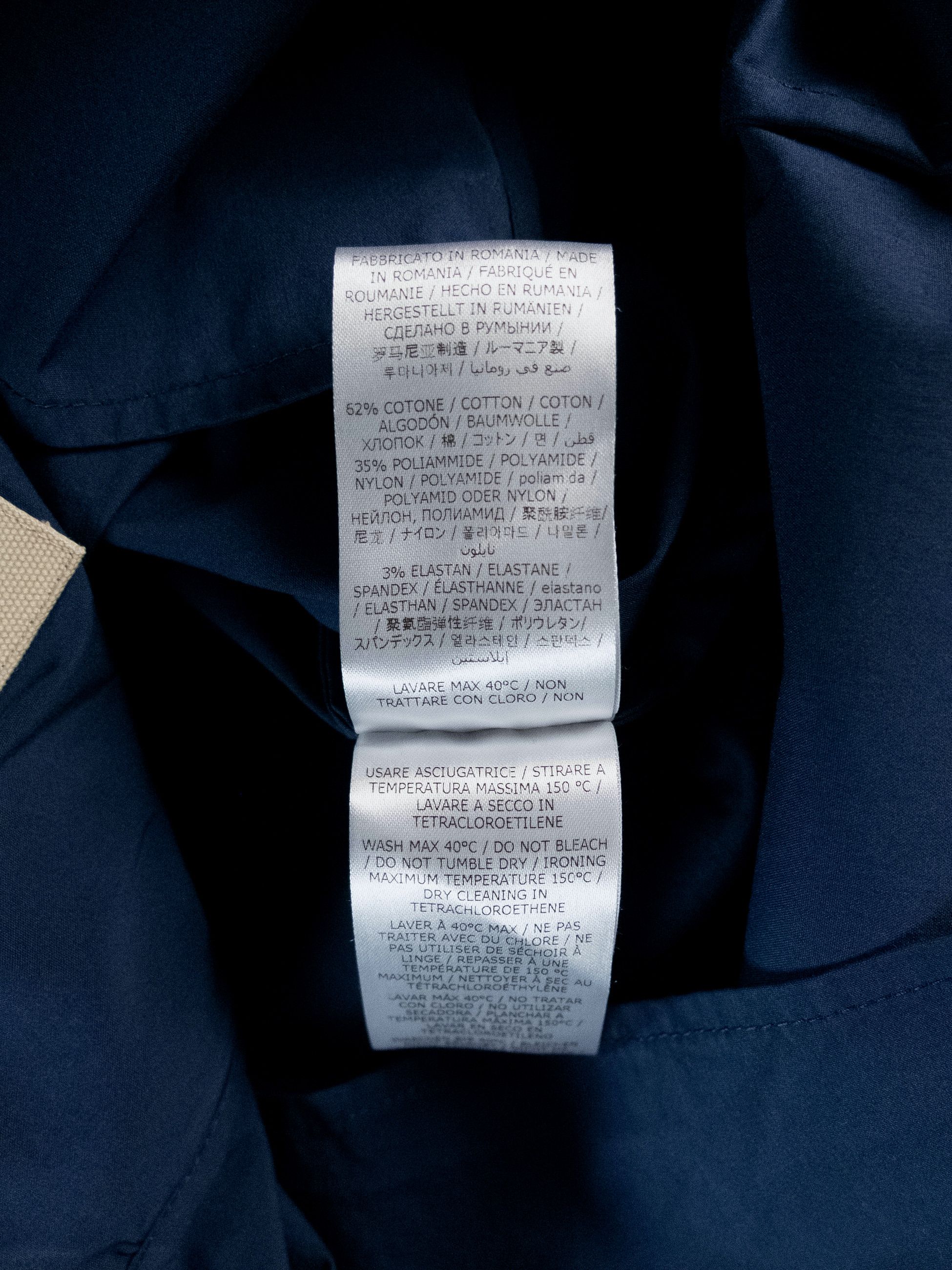 Aspesi ASPESI Arch solid blue cotton blend shirt Medium Size US M / EU 48-50 / 2 - 13 Thumbnail