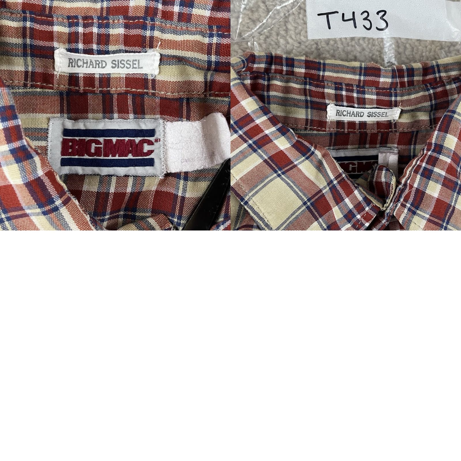 Vintage VINTAGE Big Mac Western Shirt Men XL Plaid Lightweight Cowboy Rancher 70s T433 Size US XL / EU 56 / 4 - 8 Thumbnail