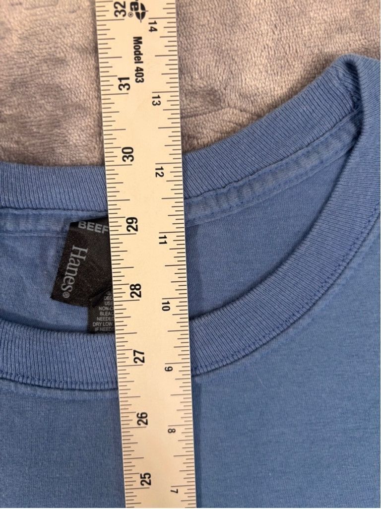 Hanes Men's Hanes T-shirt XL Blue Societe Brewing Company Size US XL / EU 56 / 4 - 6 Thumbnail