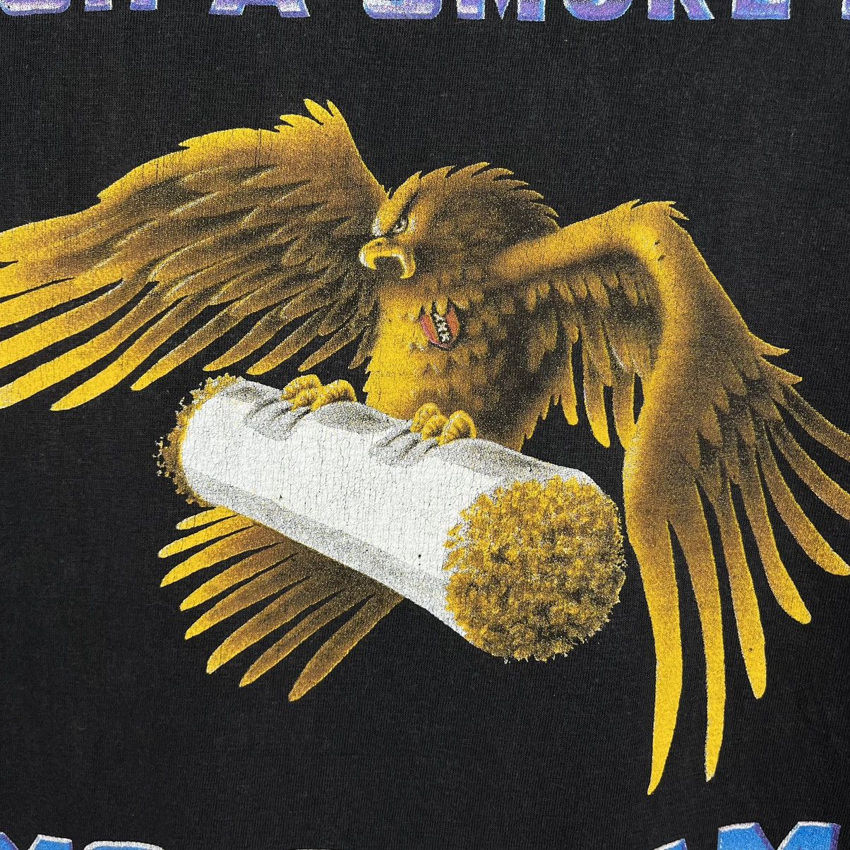 Other Vintage Catch a smoke in Amsterdam 4:20 weed tee 90’s Size US L / EU 52-54 / 3 - 21 Thumbnail