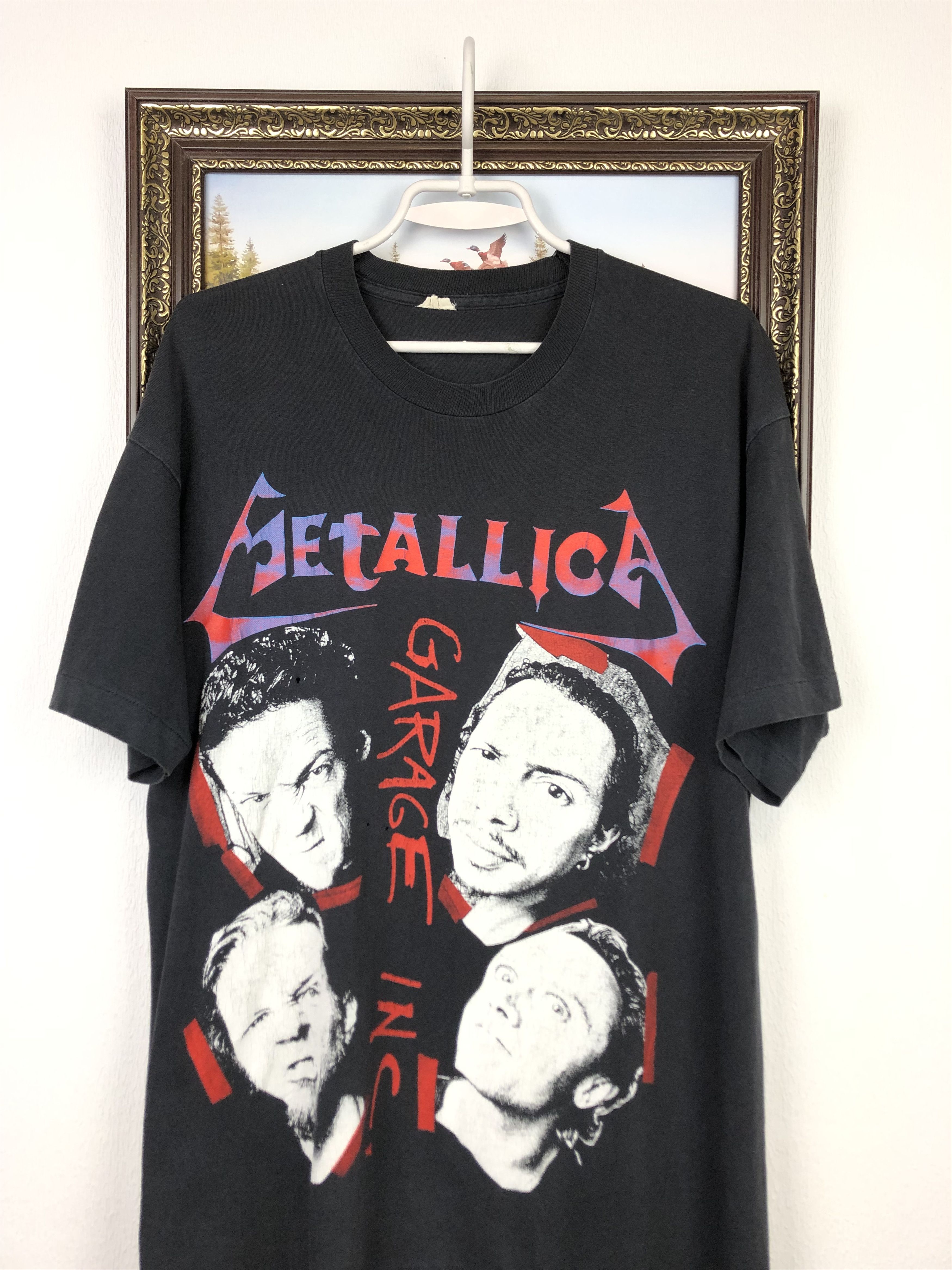 Vintage 90's Metallica Garage Inc. Band Shirt Tour Tee Mens