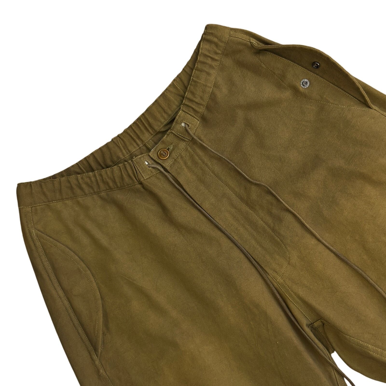 Story Mfg. Story mfg. Khaki Paco Trousers Wideleg slub canvas trousers Size US 30 / EU 46 - 5 Thumbnail
