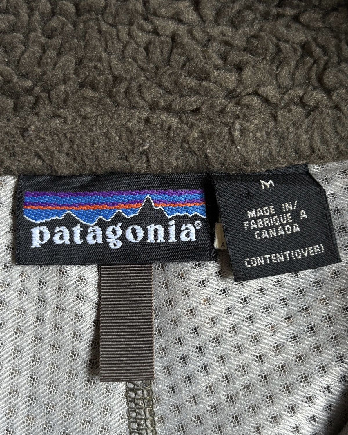 Patagonia 1990s Olive Green Patagonia Retro X Pile Fleece Jacket Size US L / EU 52-54 / 3 - 7 Thumbnail