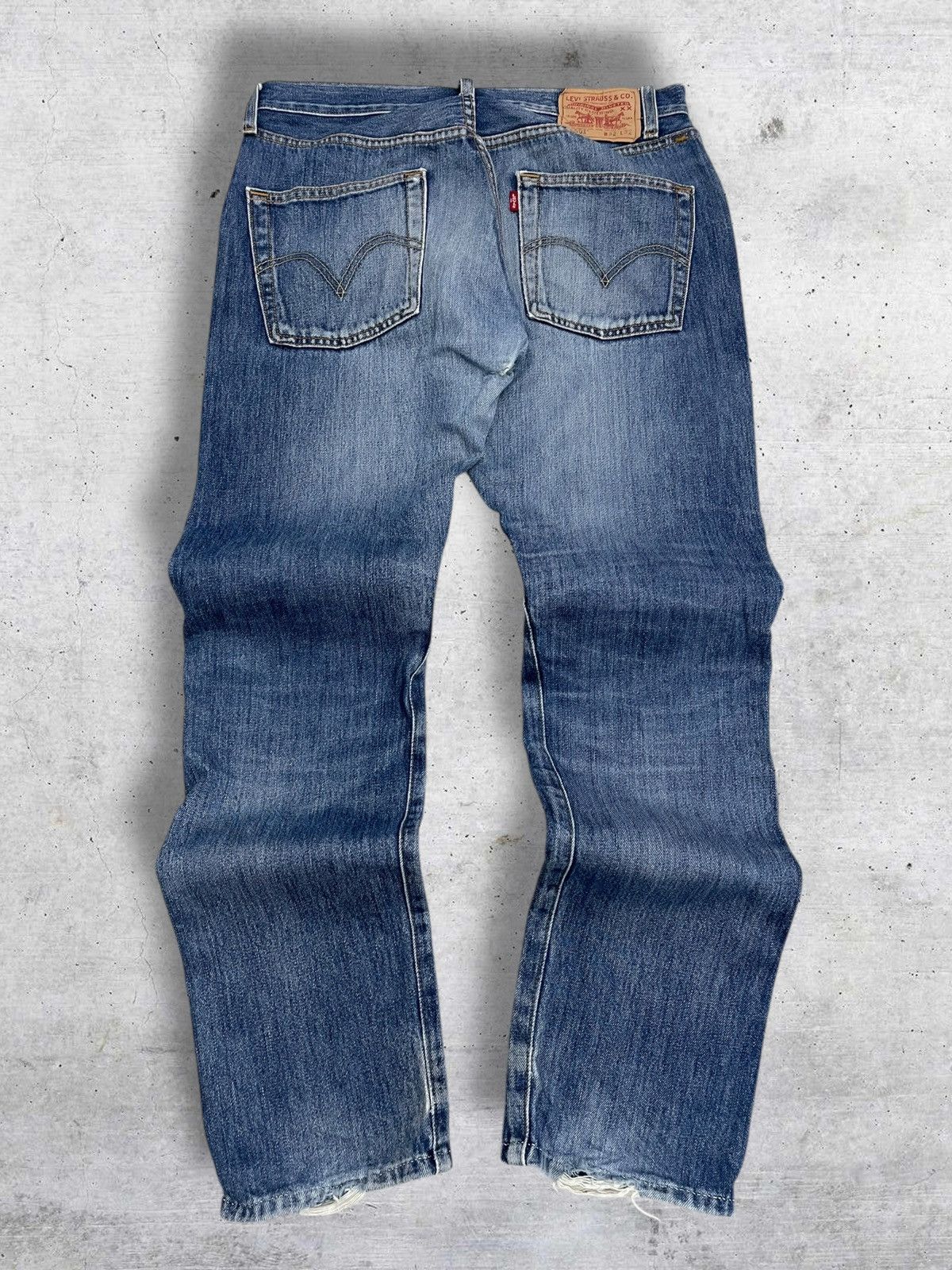 Levi's Vintage Clothing VINTAGE 501 LEVIS USA DESIGNER 90S DISTRESSED INDIGO DENIM Size US 31 - 8 Thumbnail