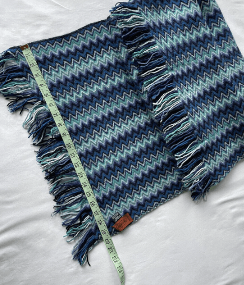 Missoni MISSONI LUXURY ZIG ZAG MULTIE COLORED WOOL SCARF ITALY Size ONE SIZE - 10 Thumbnail
