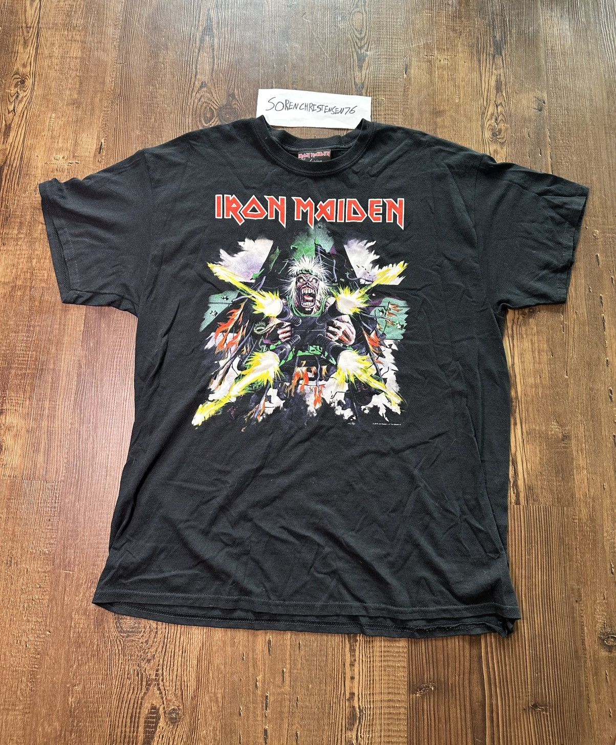 Iron Maiden Iron Maiden Tour T-Shirt Size US XL / EU 56 / 4 - 1 Thumbnail