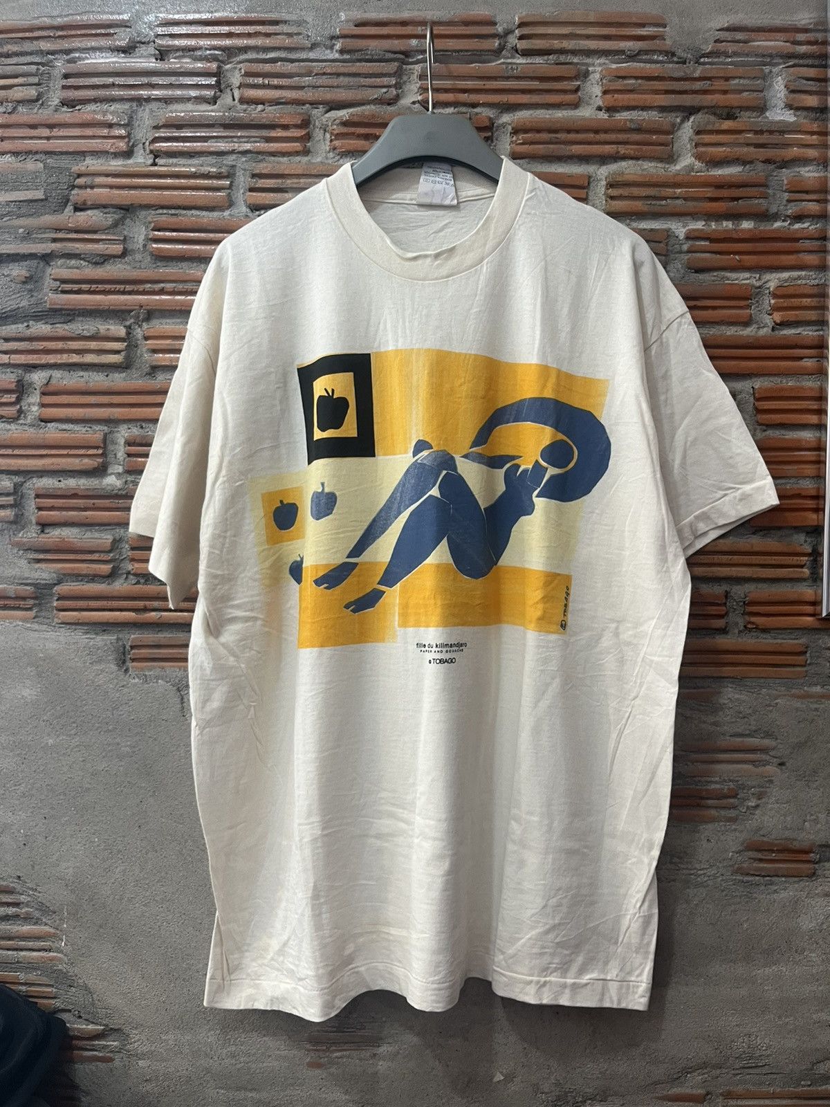 Arts & Science Vintage fille du kilimandjaro PAPER AND GOUACHE TOBAGO 90’s Size US XL / EU 56 / 4 - 2 Thumbnail