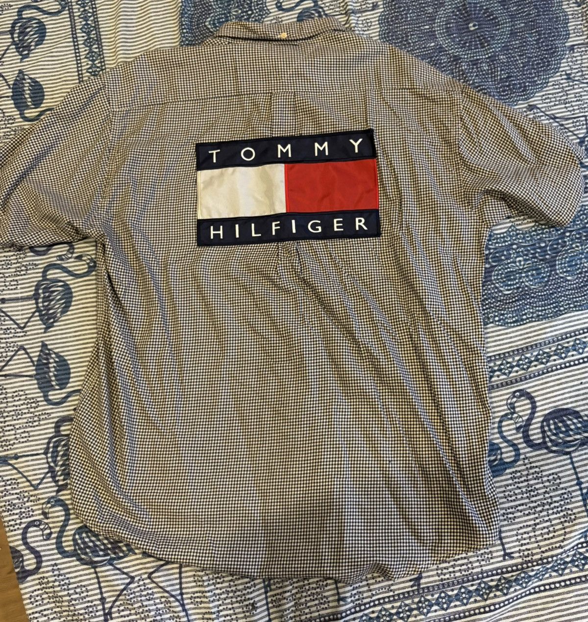 Tommy Hilfiger 90’s vintage short sleeved shirt Size US XL / EU 56 / 4 - 2 Thumbnail