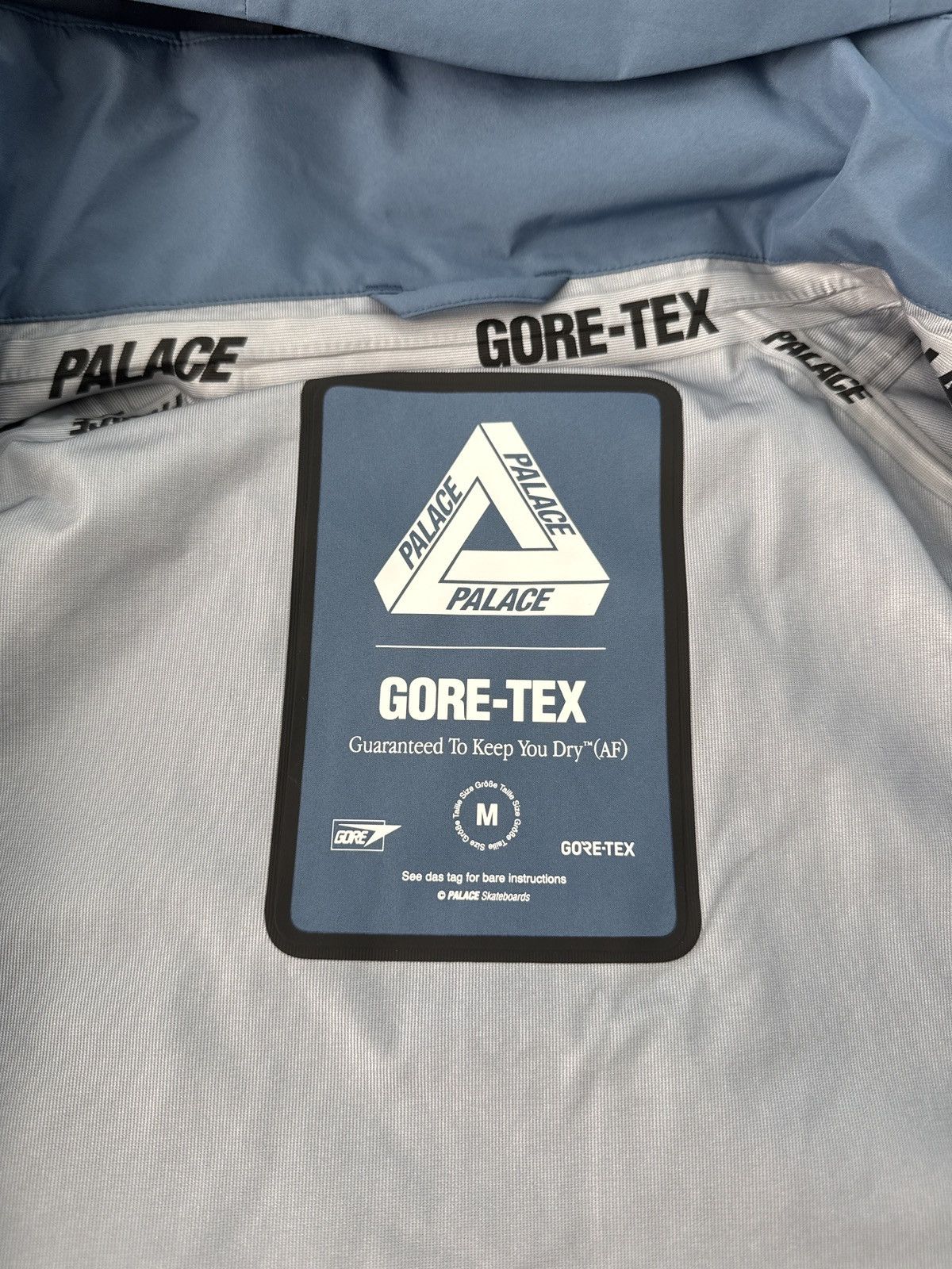 Palace Palace GORE-TEX 3L M-TEK Jacket Blue Size Medium Size US M / EU 48-50 / 2 - 12 Thumbnail