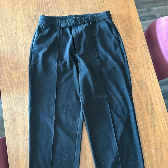 Madewell Madewell Women's Classic Black Trousers Size 32" / US 10 / IT 46 - 1 Thumbnail