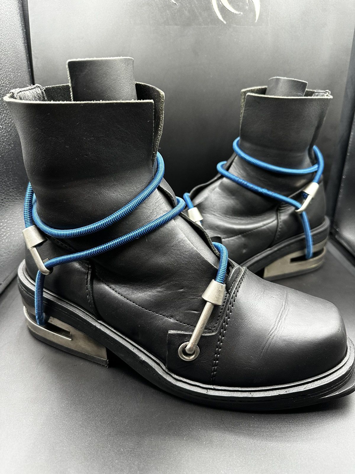 Dirk Bikkembergs Dirk Bikkemberg Steel Heel Bungee Boots | Grailed