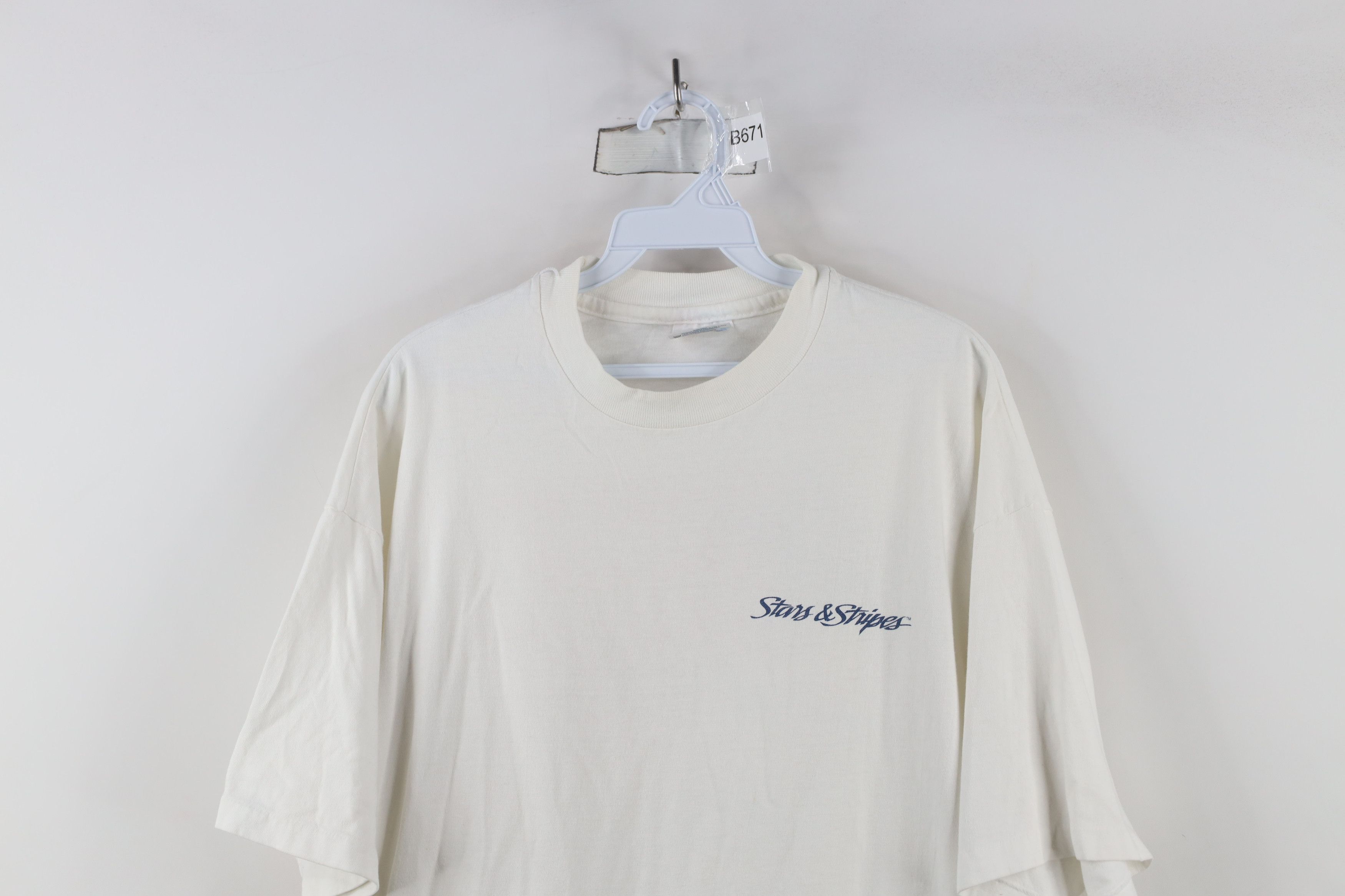 Vintage Vintage 90s 1995 America's Cup Sailboat Racing T-Shirt USA Size US XL / EU 56 / 4 - 2 Thumbnail