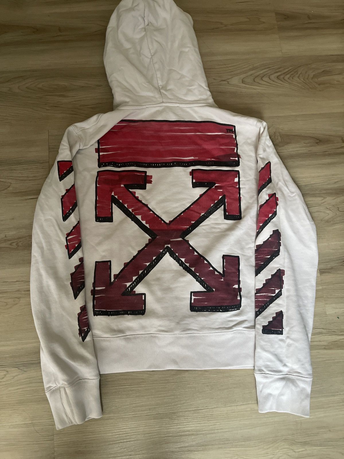 Off-White × Virgil Abloh White off white hoodie Size US M / EU 48-50 / 2 - 4 Thumbnail
