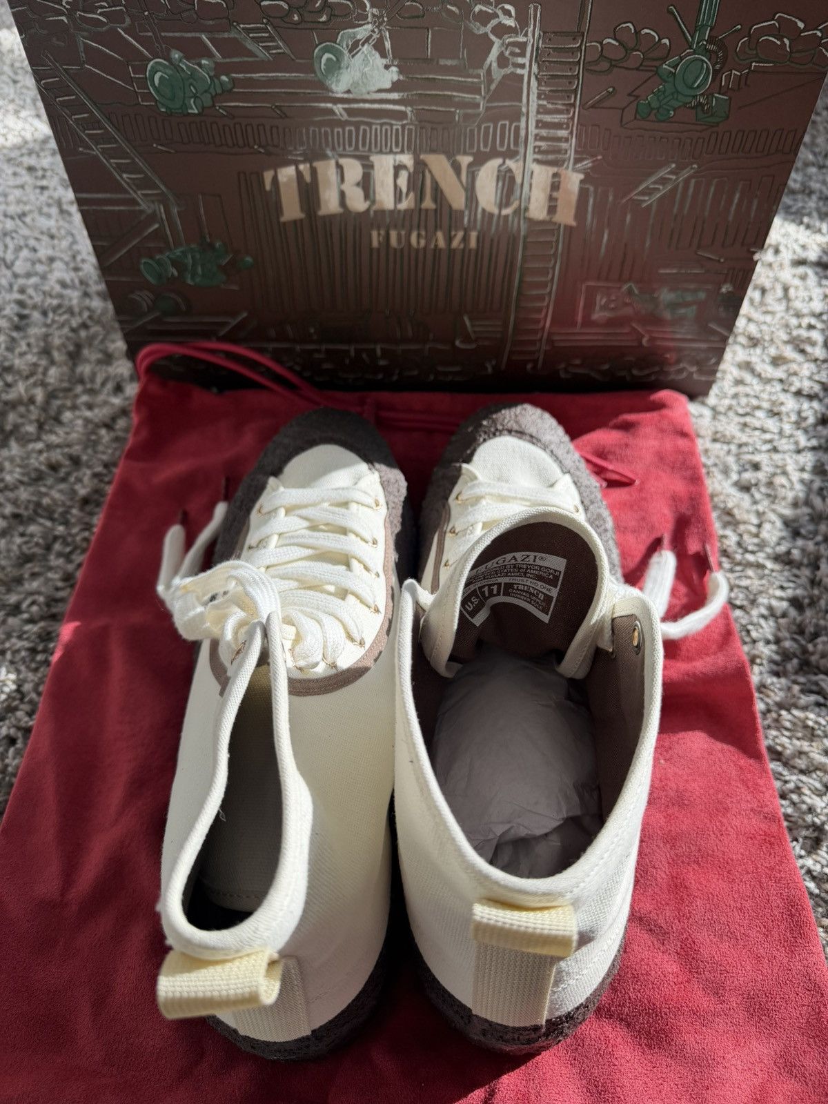 Fugazi Trench High Top Size US 11 / EU 44 - 5 Thumbnail