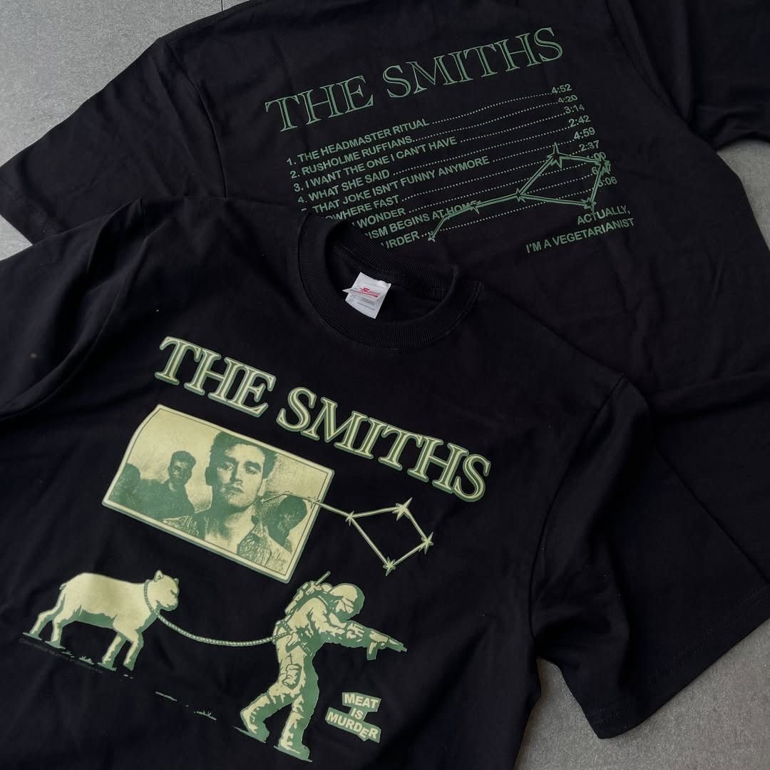 Band Tees THE SMITHS - TRACKLIST WHITE Band tshirt tee Size US L / EU 52-54 / 3 - 2 Thumbnail