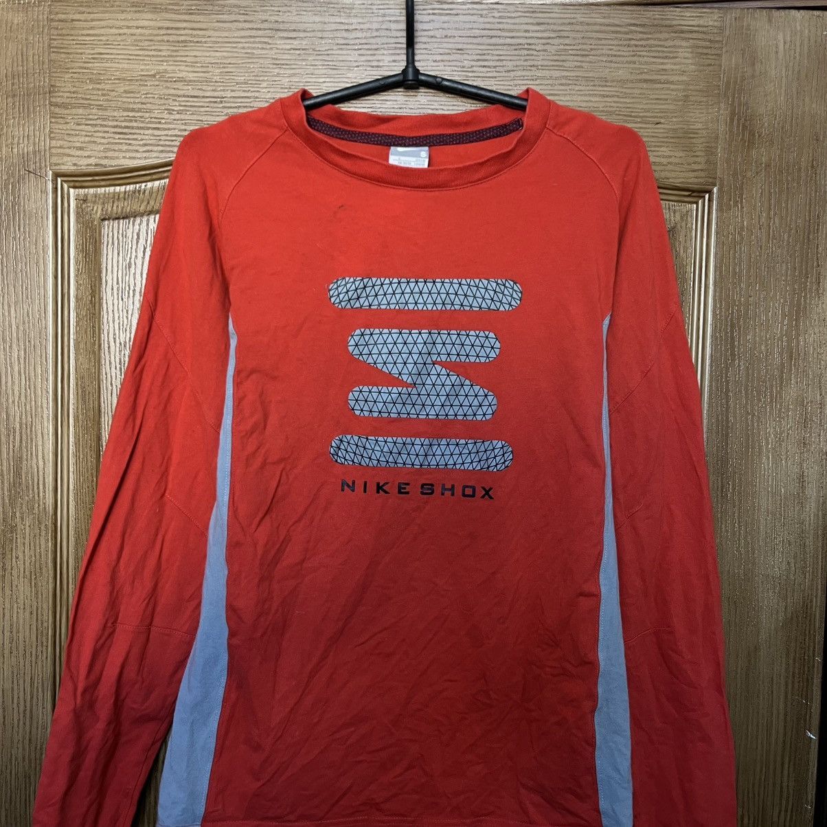 Nike Nike Shox Vintage Long Sleeve White Big Logo Drill Size US S / EU 44-46 / 1 - 3 Thumbnail