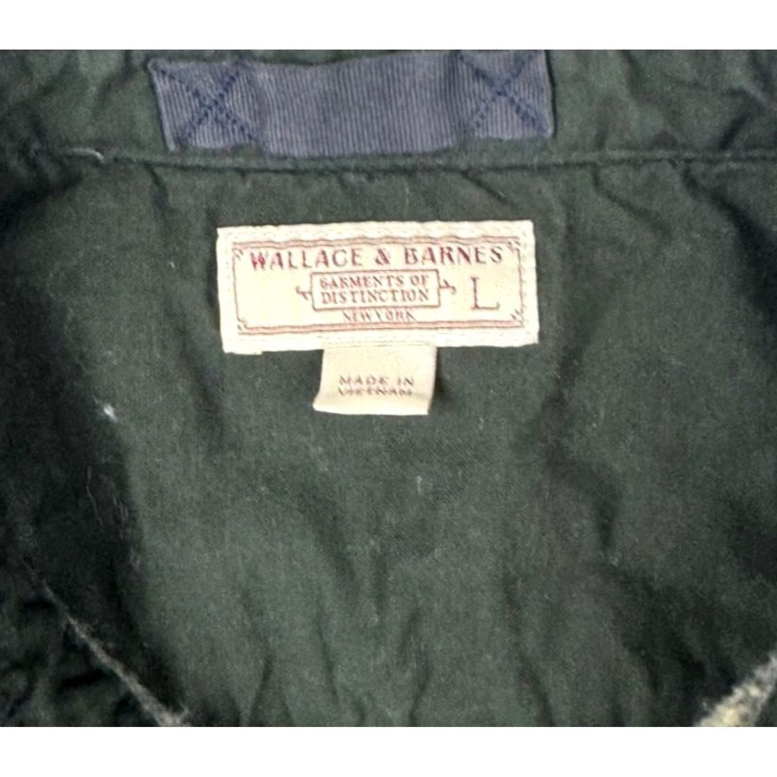 Wallace & Barnes Wallace & Barnes Men's Button Shacket Blue Lined Large Button Size US L / EU 52-54 / 3 - 3 Thumbnail