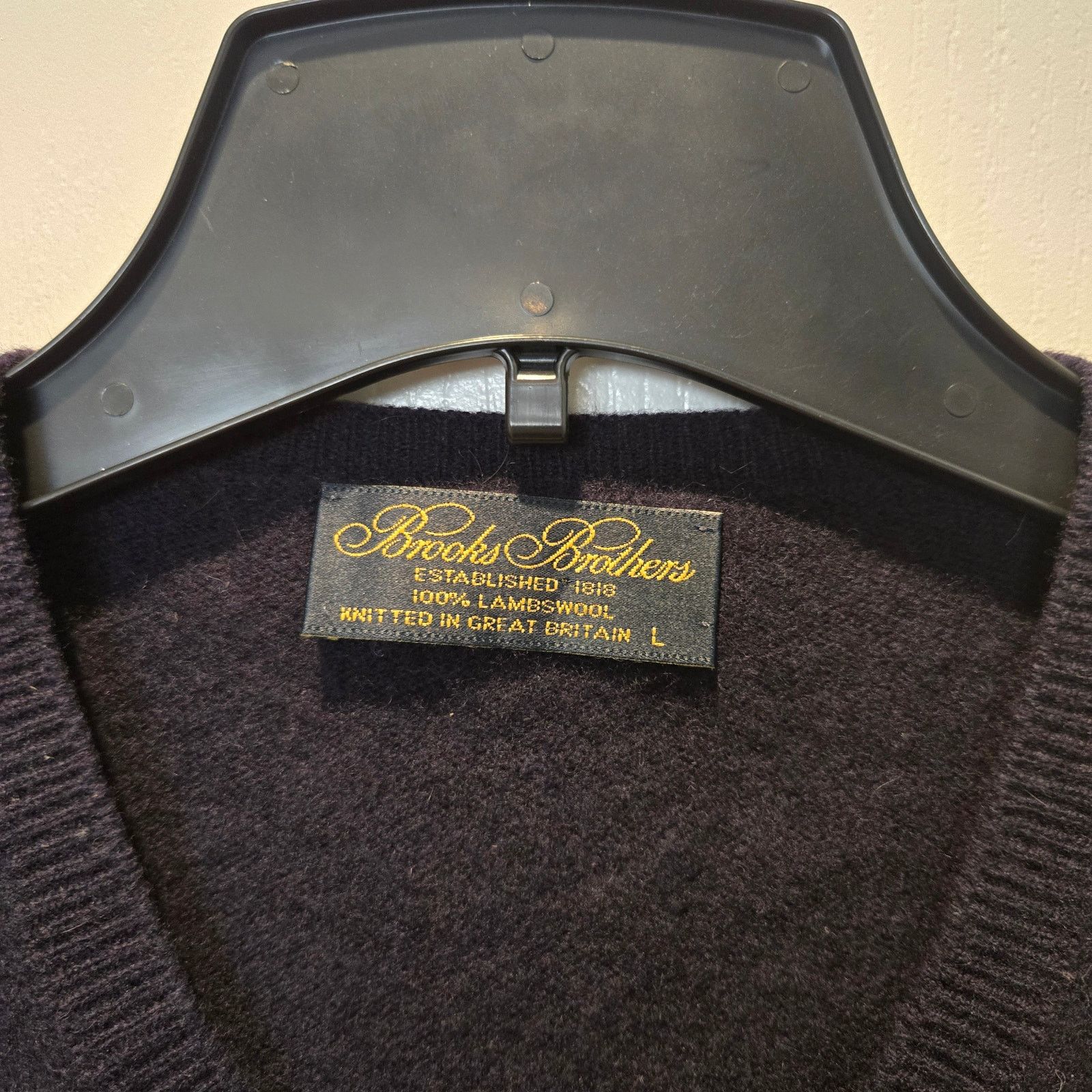 Brooks Brothers Brooks Brothers 100% lambswool Navy Blue sweater vest sz L Size US L / EU 52-54 / 3 - 2 Thumbnail