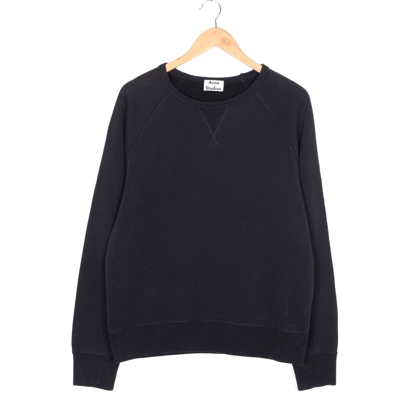 Acne Studios ACNE STUDIOS College Pullover Sweatshirt Men M Navy Blue VR0816 Size US M / EU 48-50 / 2 - 2 Thumbnail
