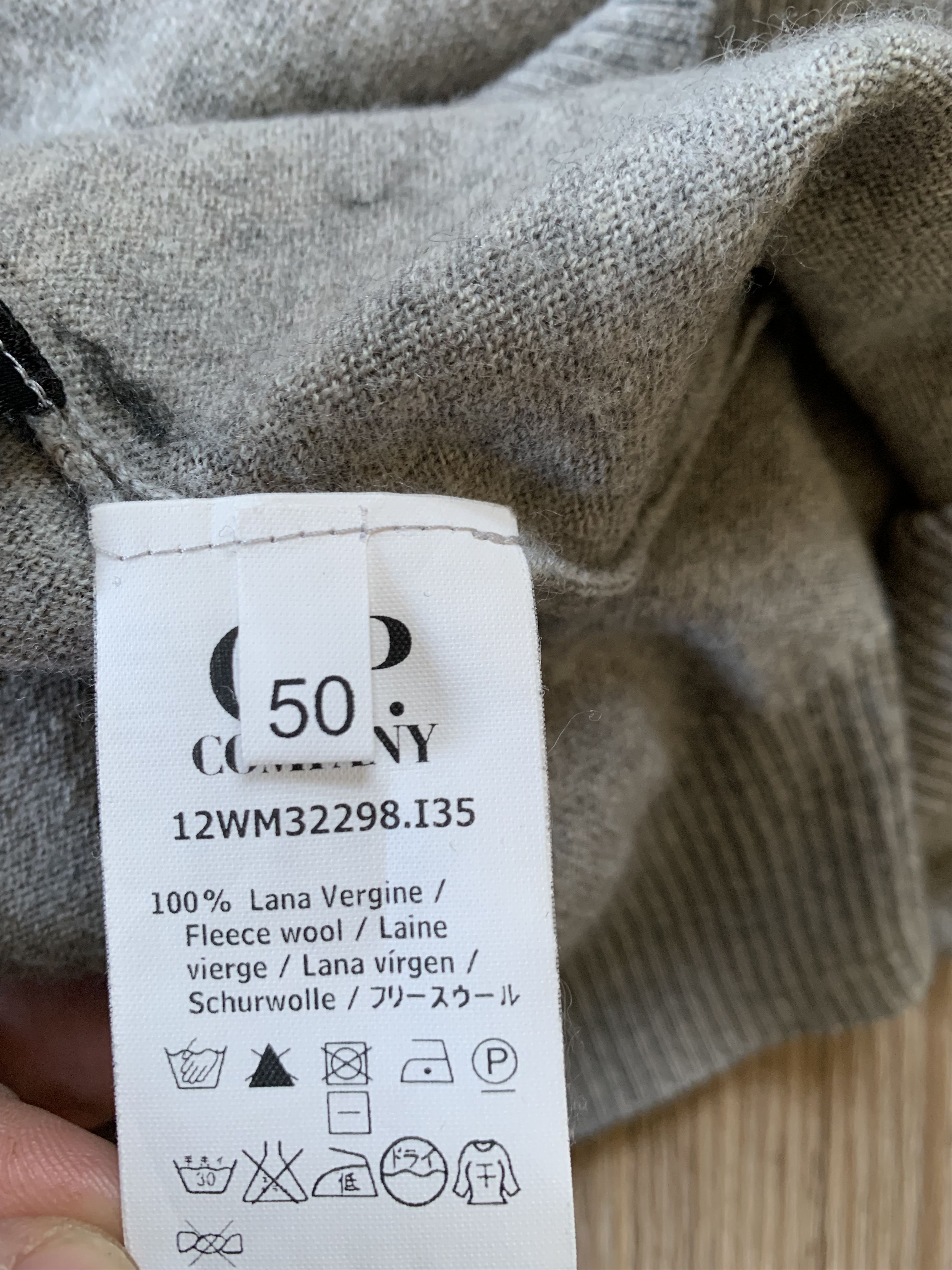 C.P. Company × Vintage Vintage C.P Company Grey Wool Sweater Size US M / EU 48-50 / 2 - 11 Thumbnail