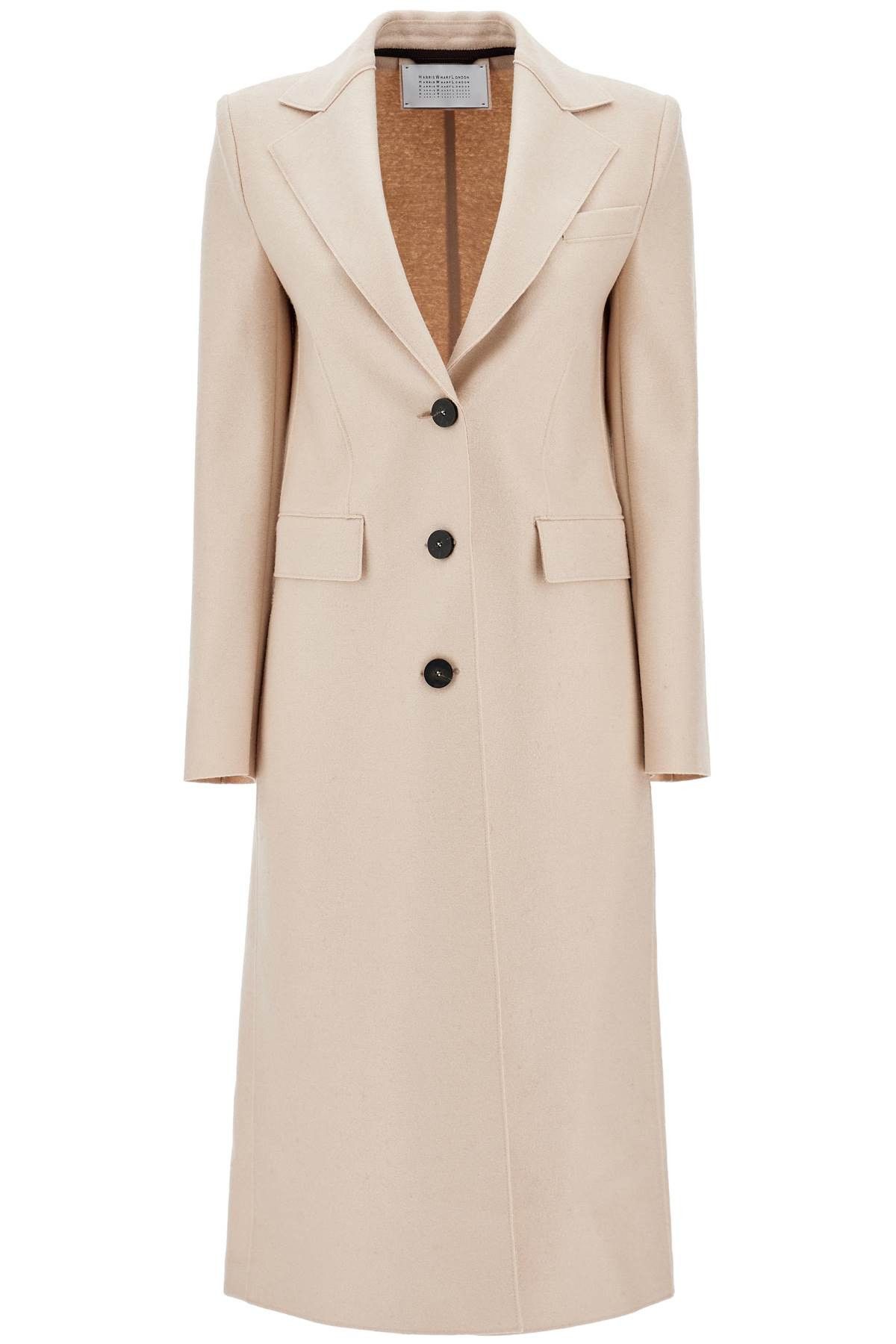 Harris Wharf London HARRIS WHARF LONDON Single-Breasted Coat In Pressed Wool Size S / US 4 / IT 40 - 1 Thumbnail