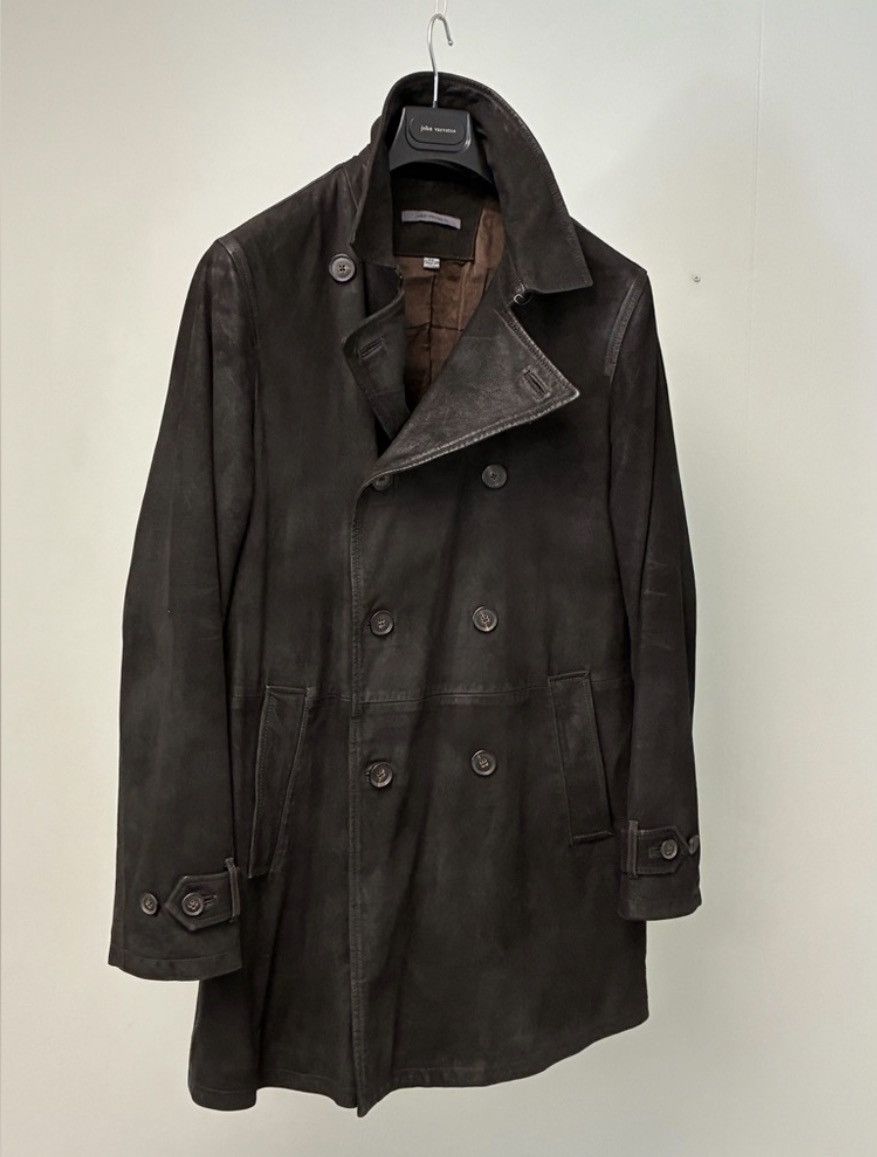John Varvatos Goat suede trench coat EU 48 USA 38 Size US M / EU 48-50 / 2 - 7 Thumbnail