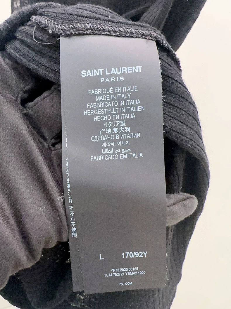 Saint Laurent Paris Saint Laurent Paris Black wool vest Size US L / EU 52-54 / 3 - 4 Thumbnail