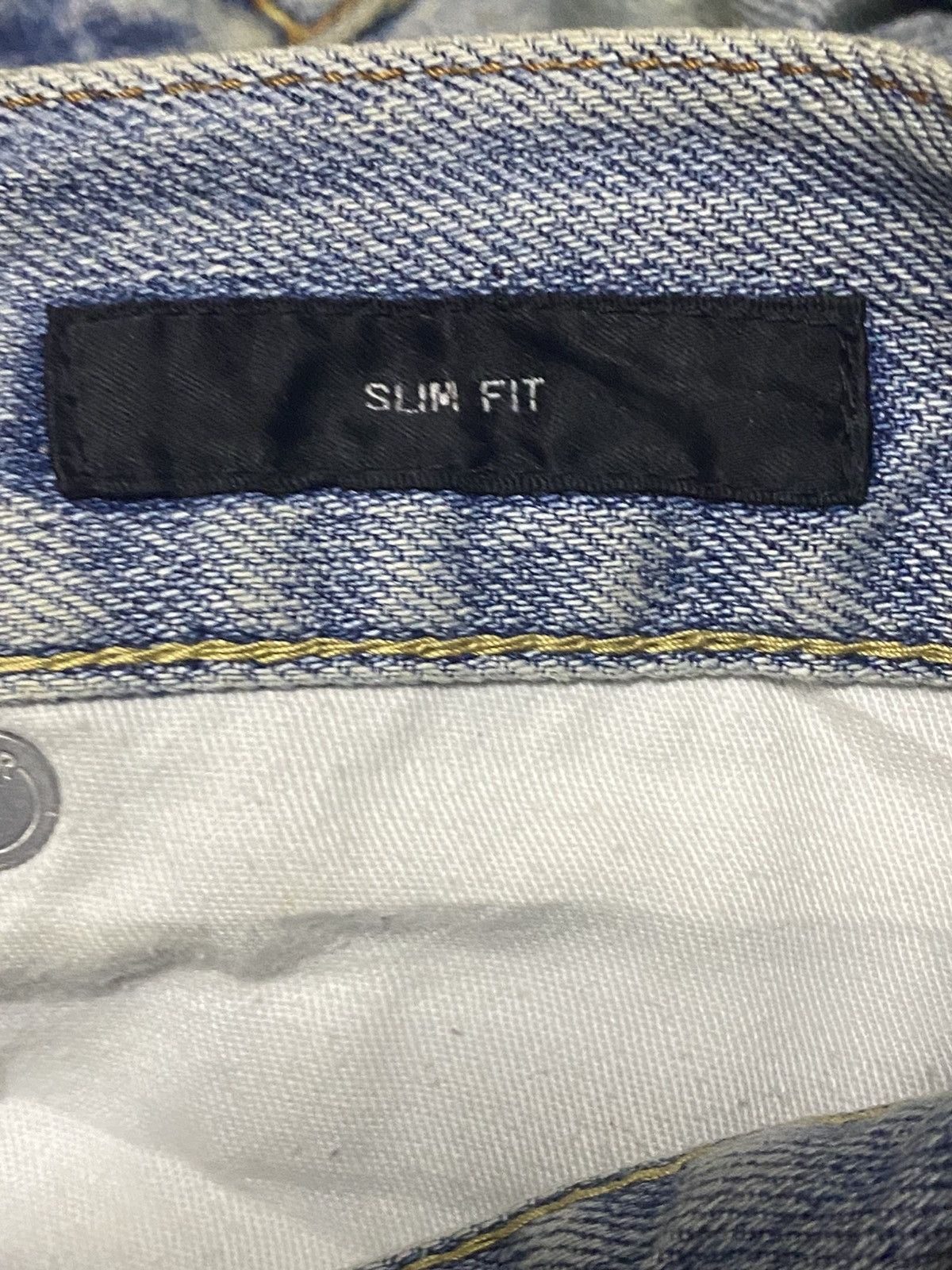 Uniqlo Vintage Uniqlo UJ Grunge Distressed Loose Jeans Size US 32 / EU 48 - 16 Thumbnail