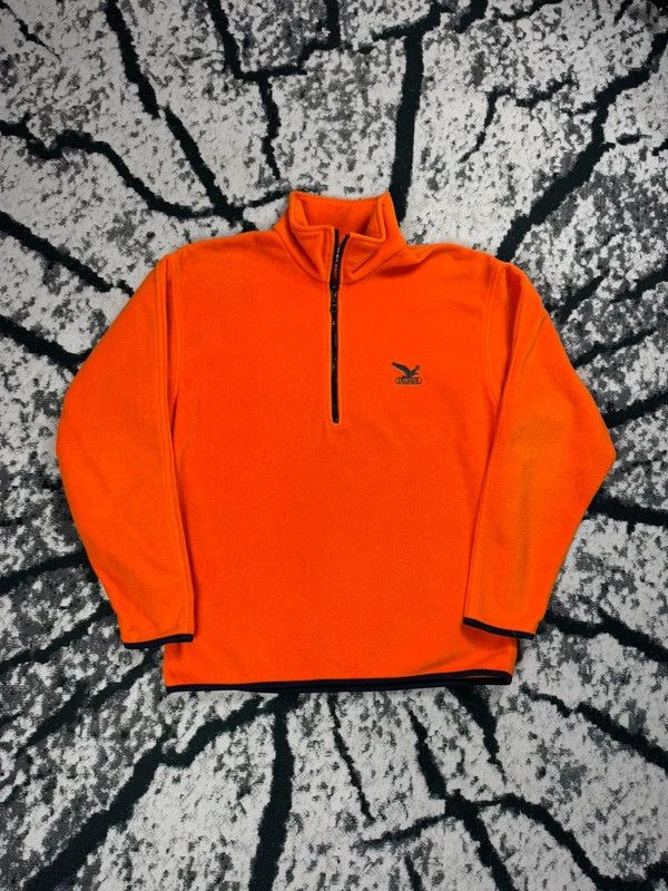 SALEWA Vintage Salewa zip fleece S orange Size US S / EU 44-46 / 1 - 1 Thumbnail