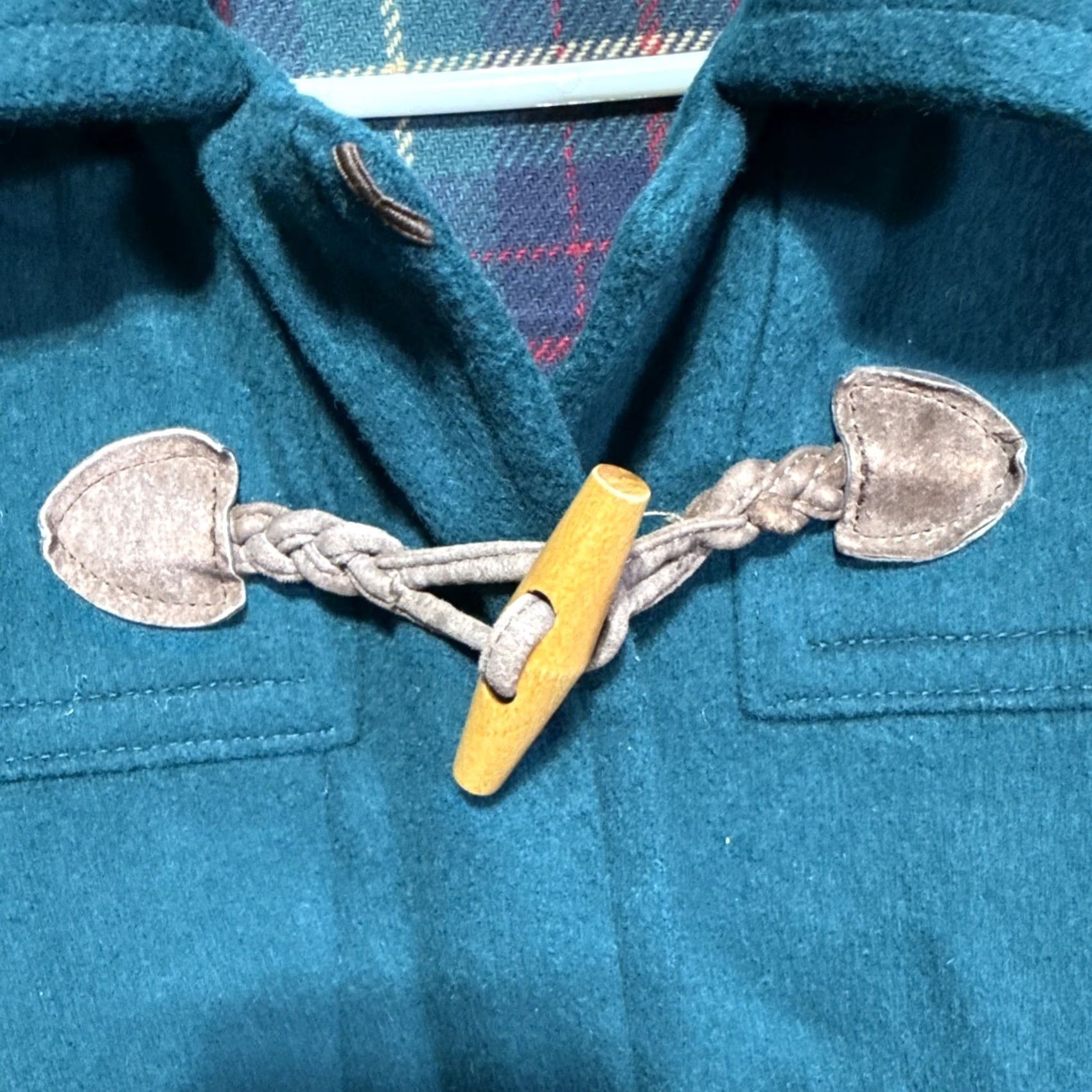 Vintage VINTAGE L.L. Bean Wool Duffle Coat Jacket Womens Size L Green Toggle Long Sleeve Size L / US 10 / IT 46 - 4 Thumbnail