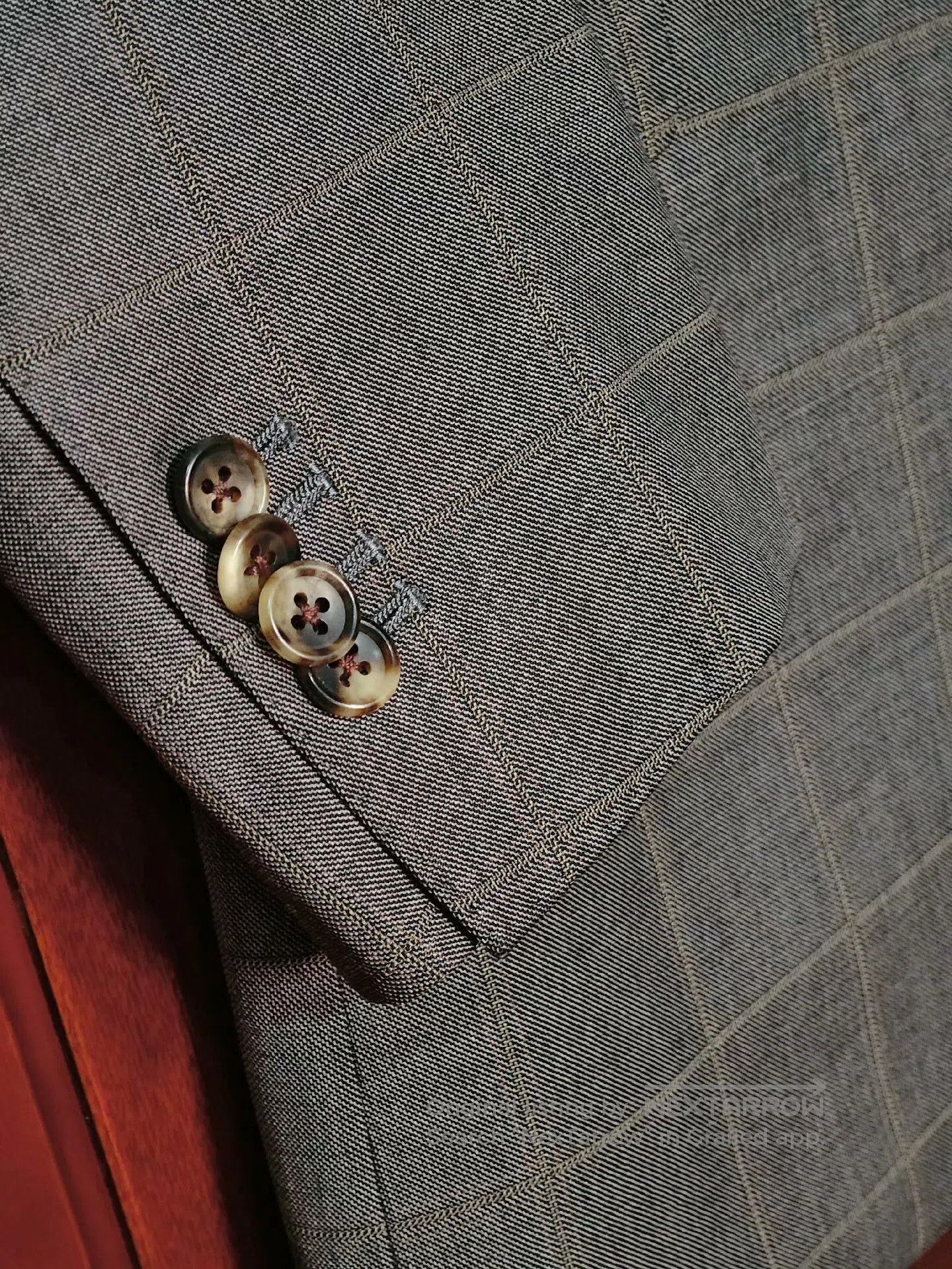 Boglioli Custom Gray Wool Blazer with Green Check. Size US S / EU 44-46 / 1 - 4 Thumbnail